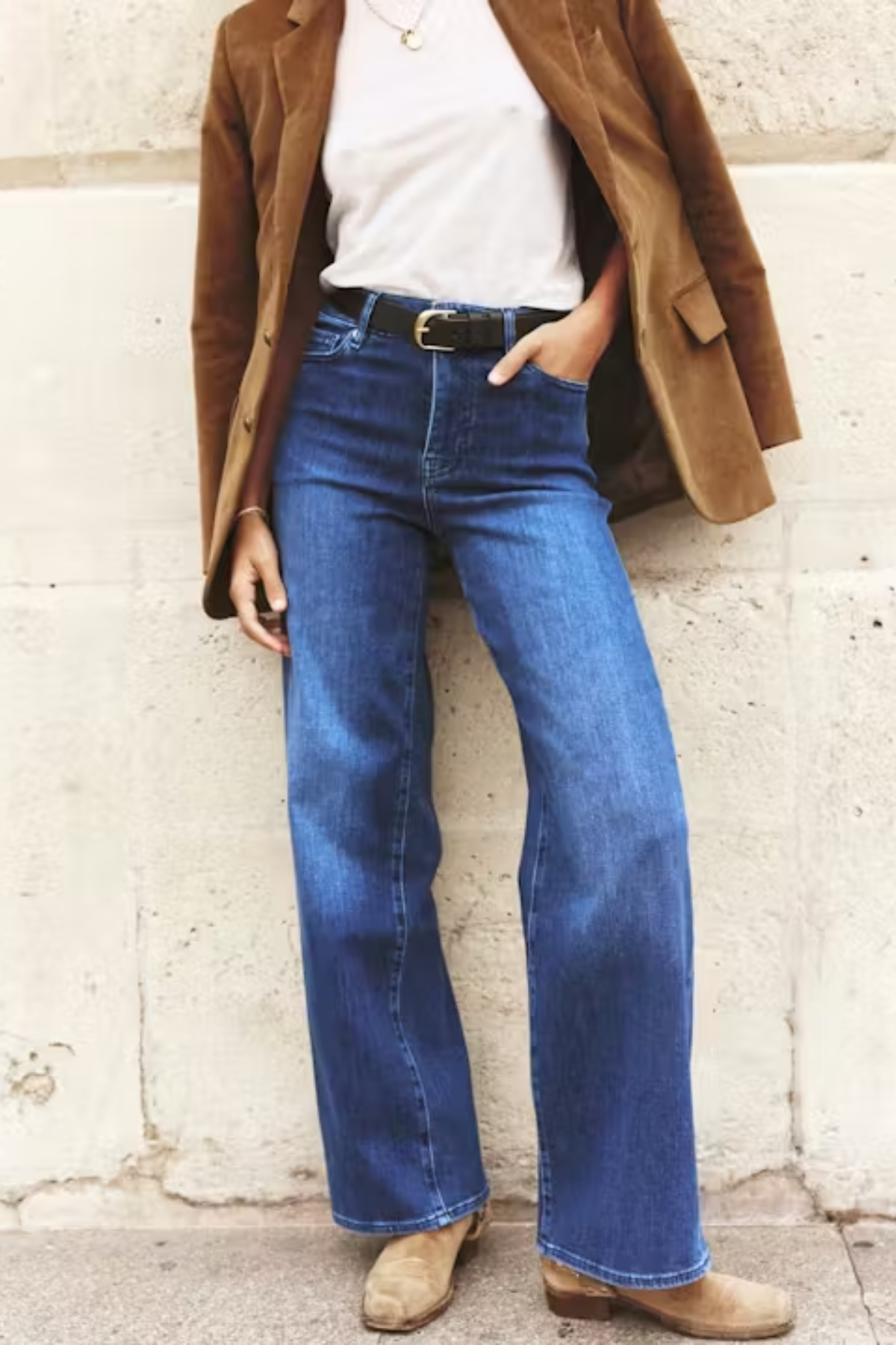 Le Slim Palazzo Jeans