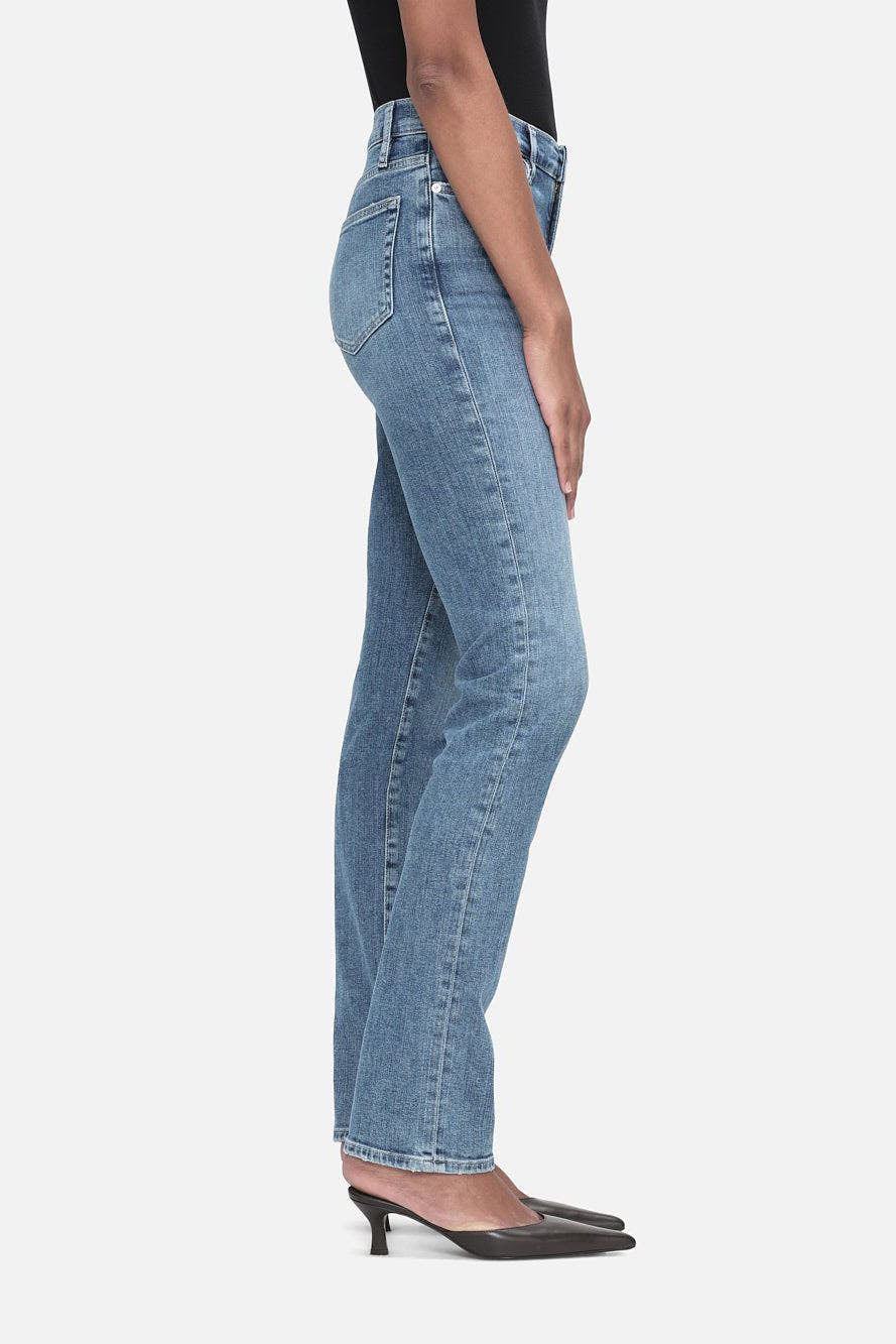 Le High Straight Long Jeans