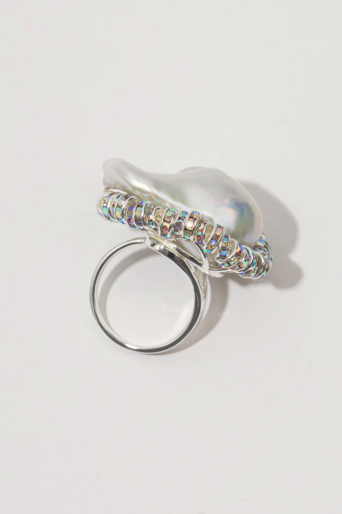 Baroque Diamond Ring