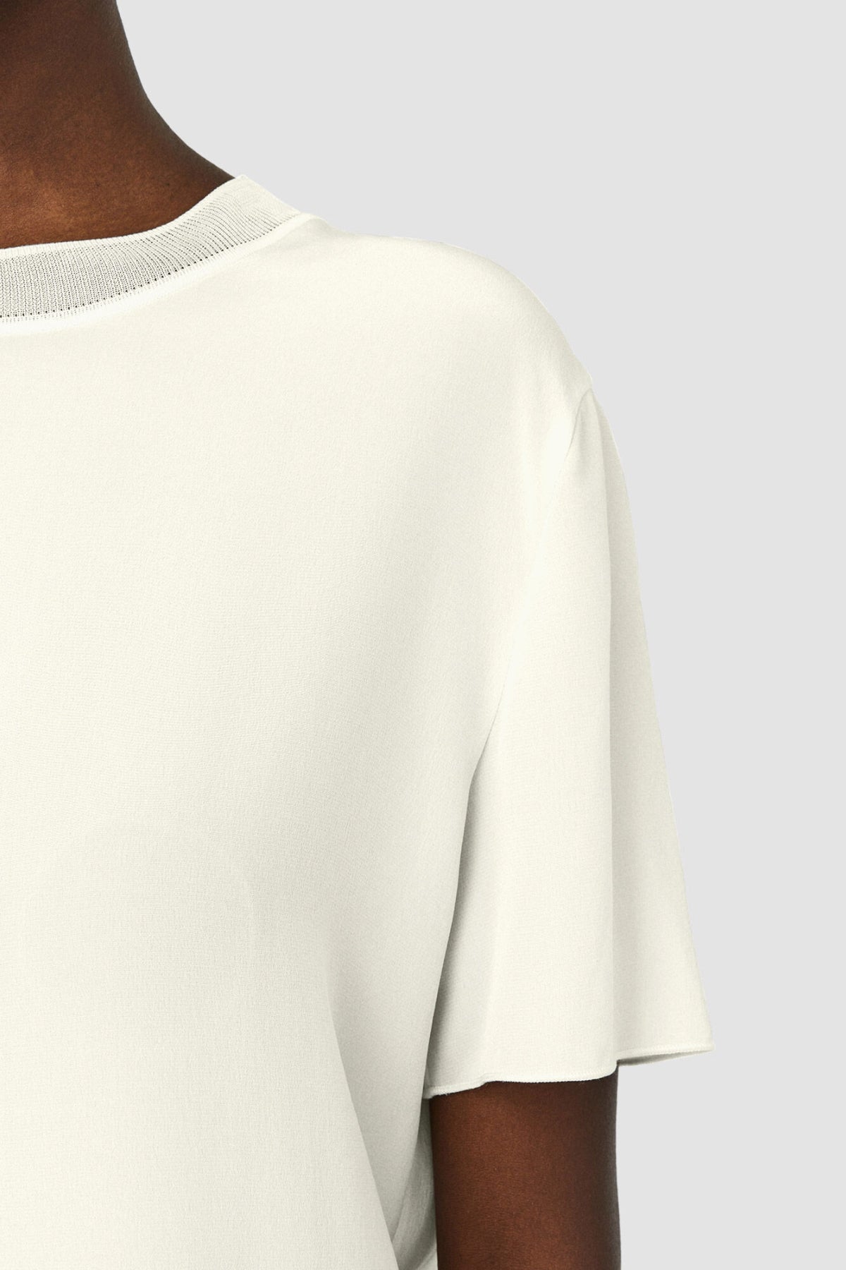Rubin Crepe De Soie Blouse