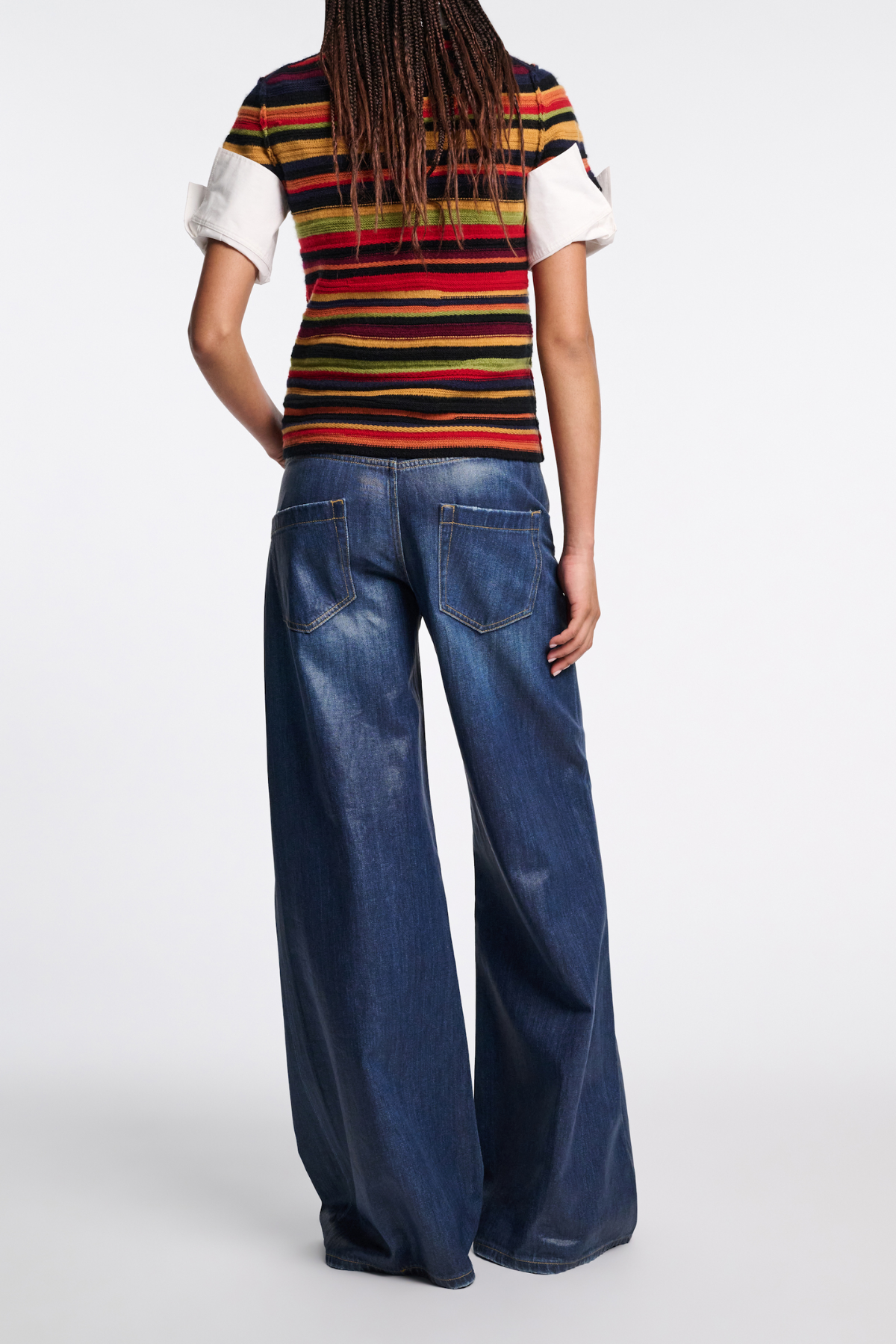 Denim Romance Pants