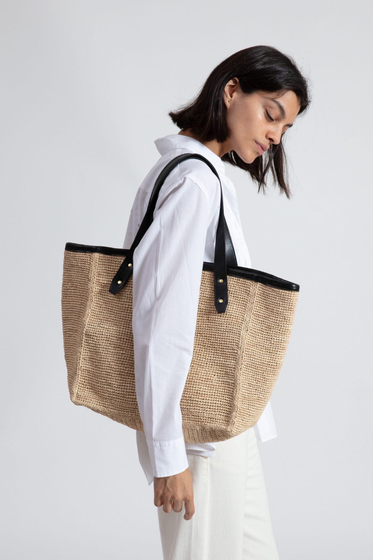 Daily Tote Straw Bag