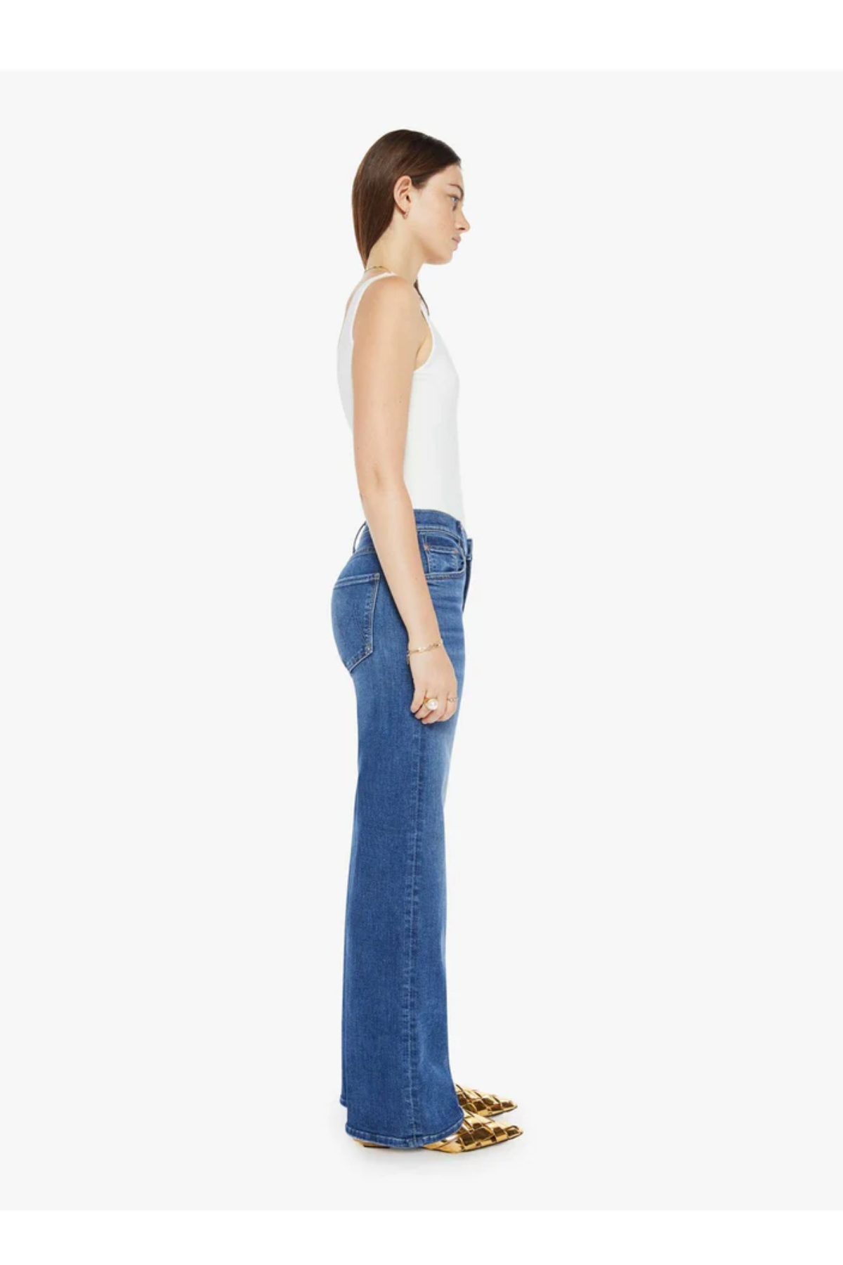 The Mid Rise Maven Sneak Jeans