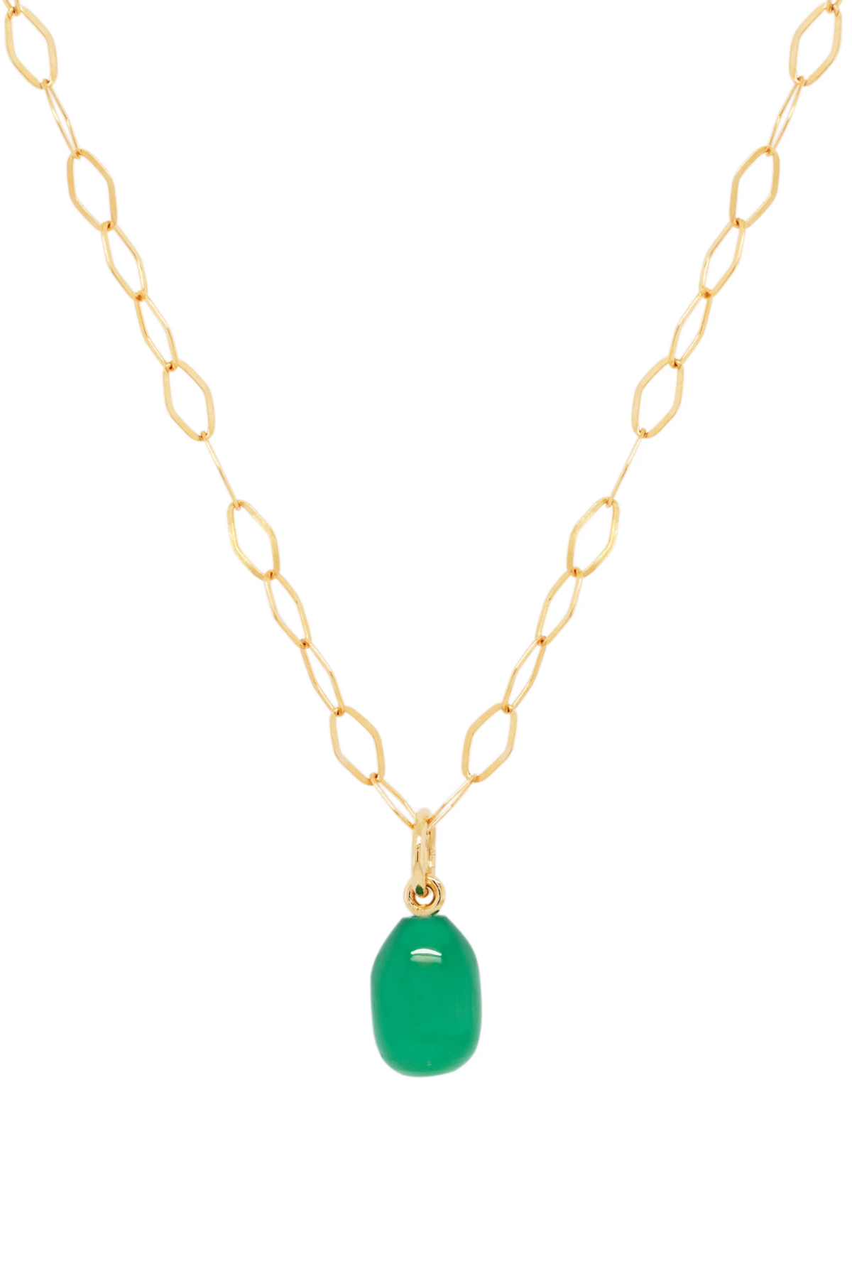 Green Onyx Drop Necklace