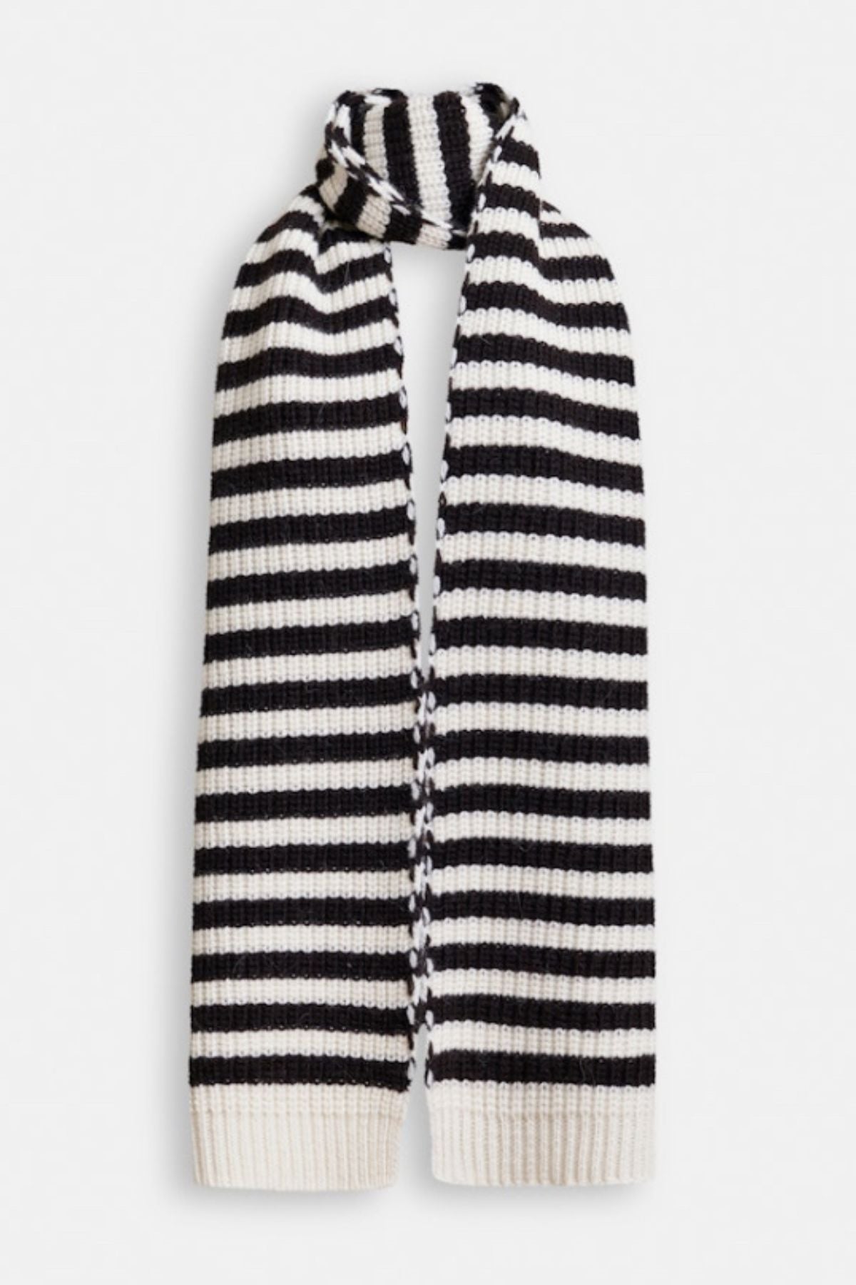 Juny Striped Knit Scarf