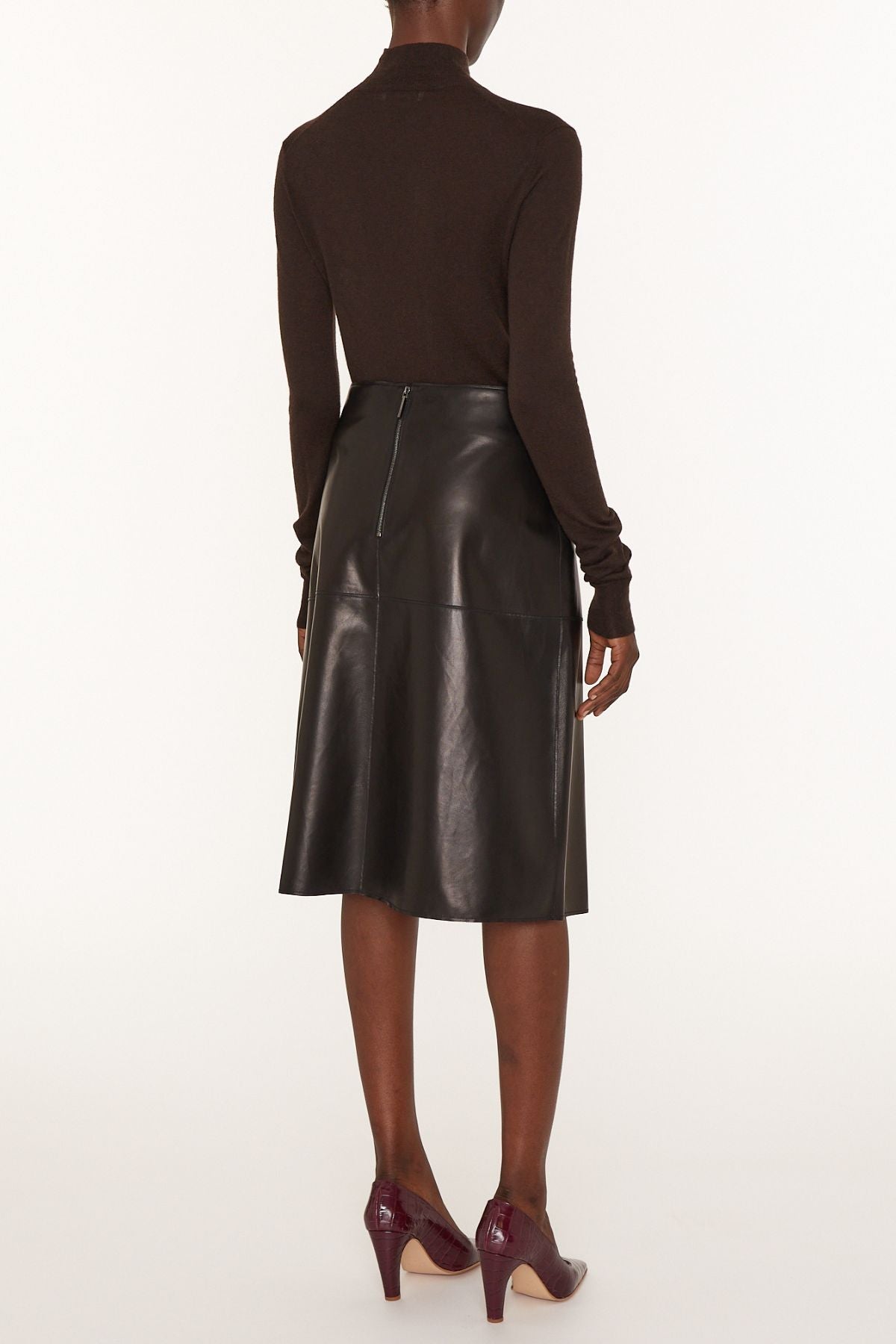 Niven Skirt Soft Nappa Leather