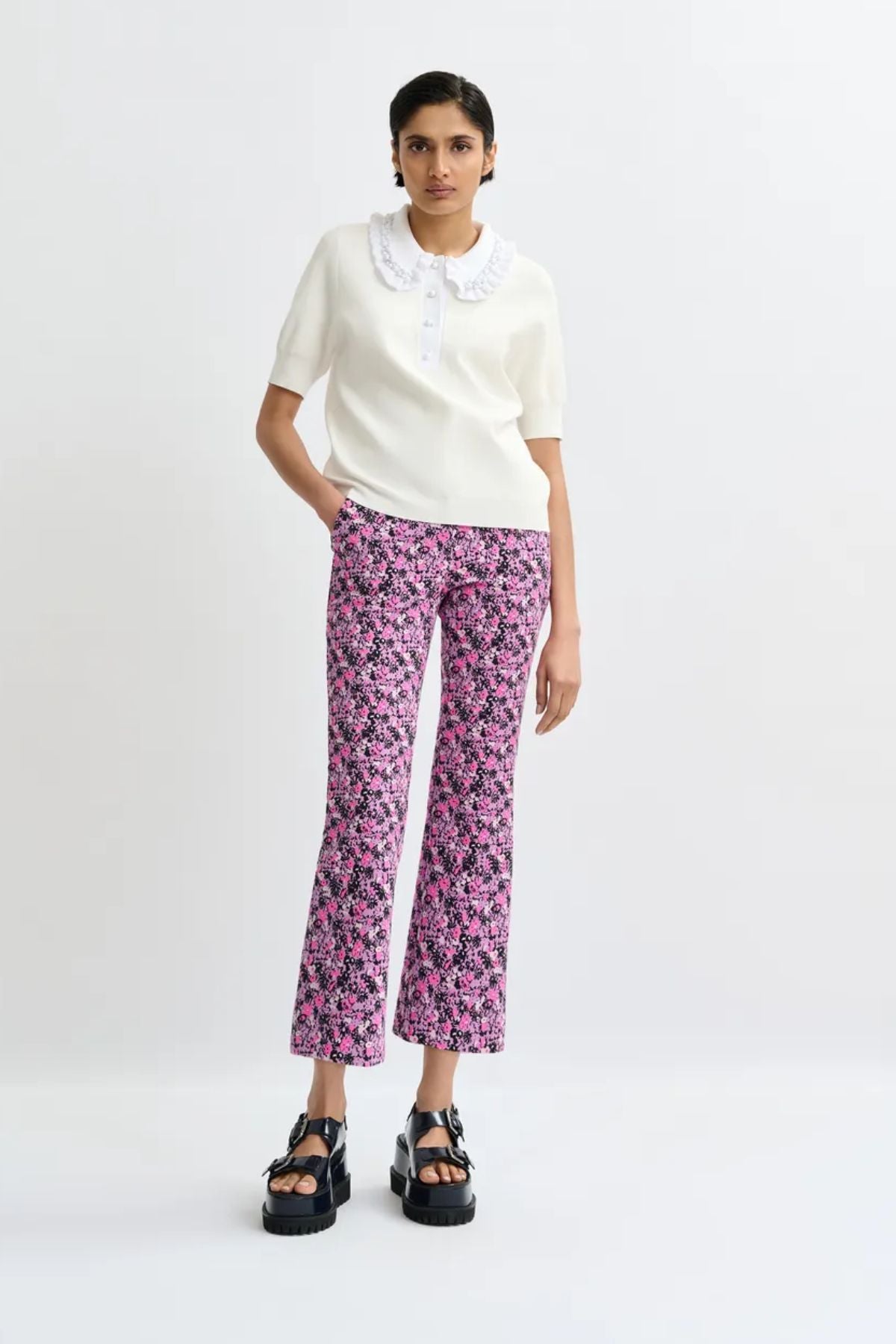 Jewelry Embroidered Sweater