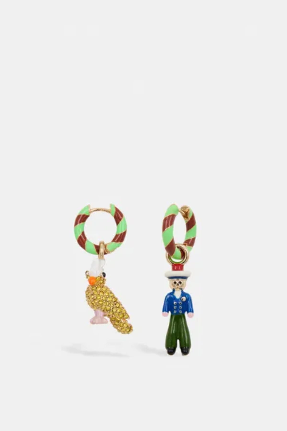 Jhally Earrings With Charms