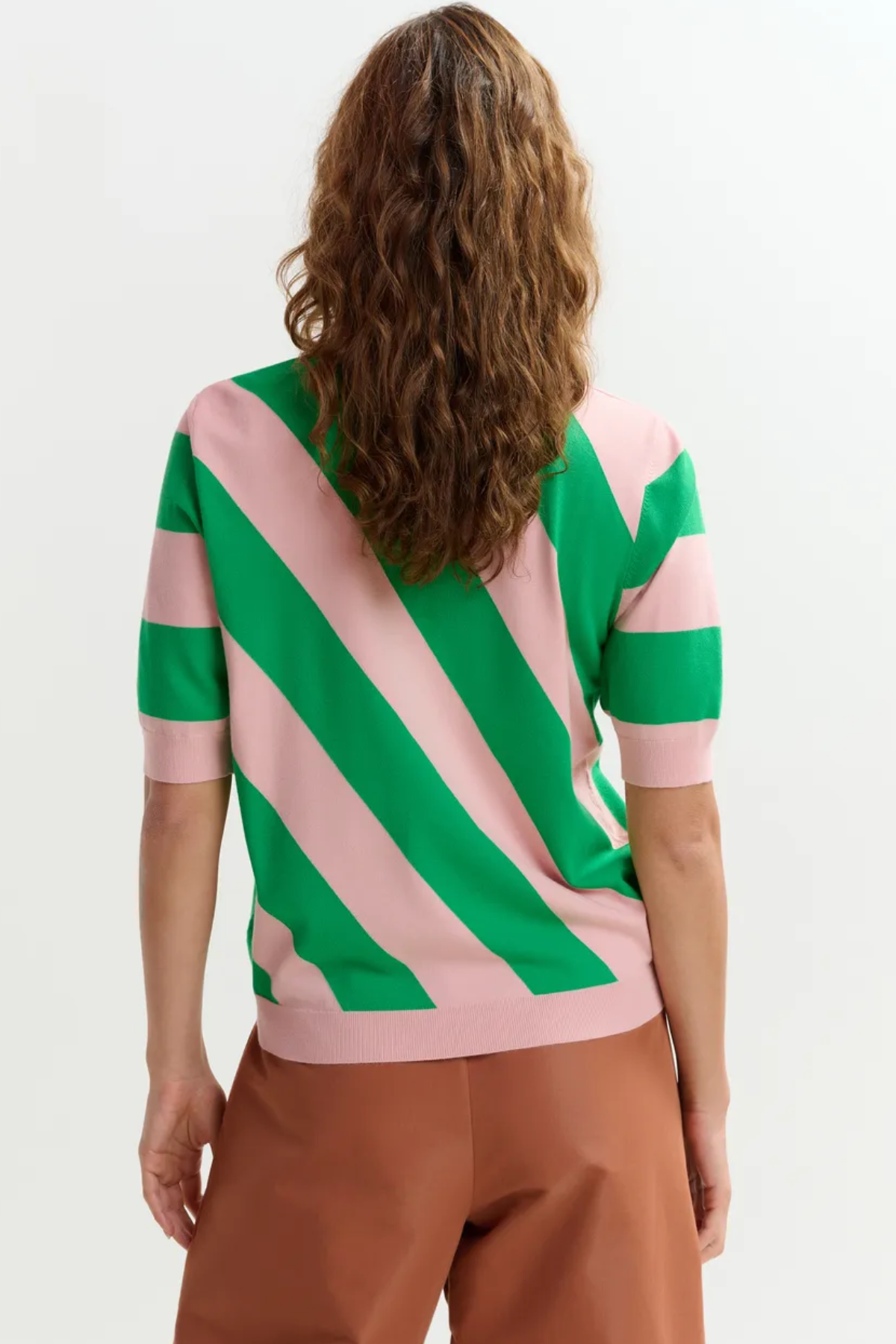 Joram Striped Knit Polo