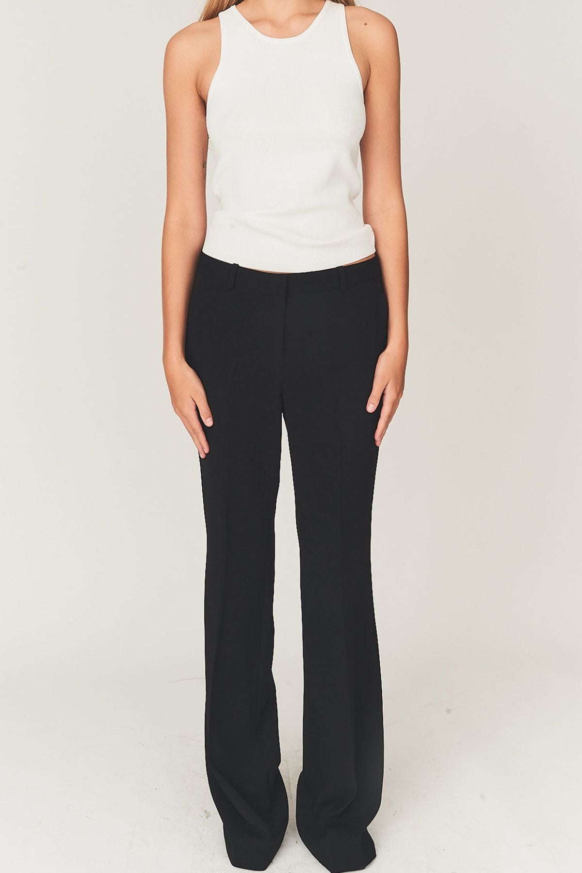 Crepe Wide Pants