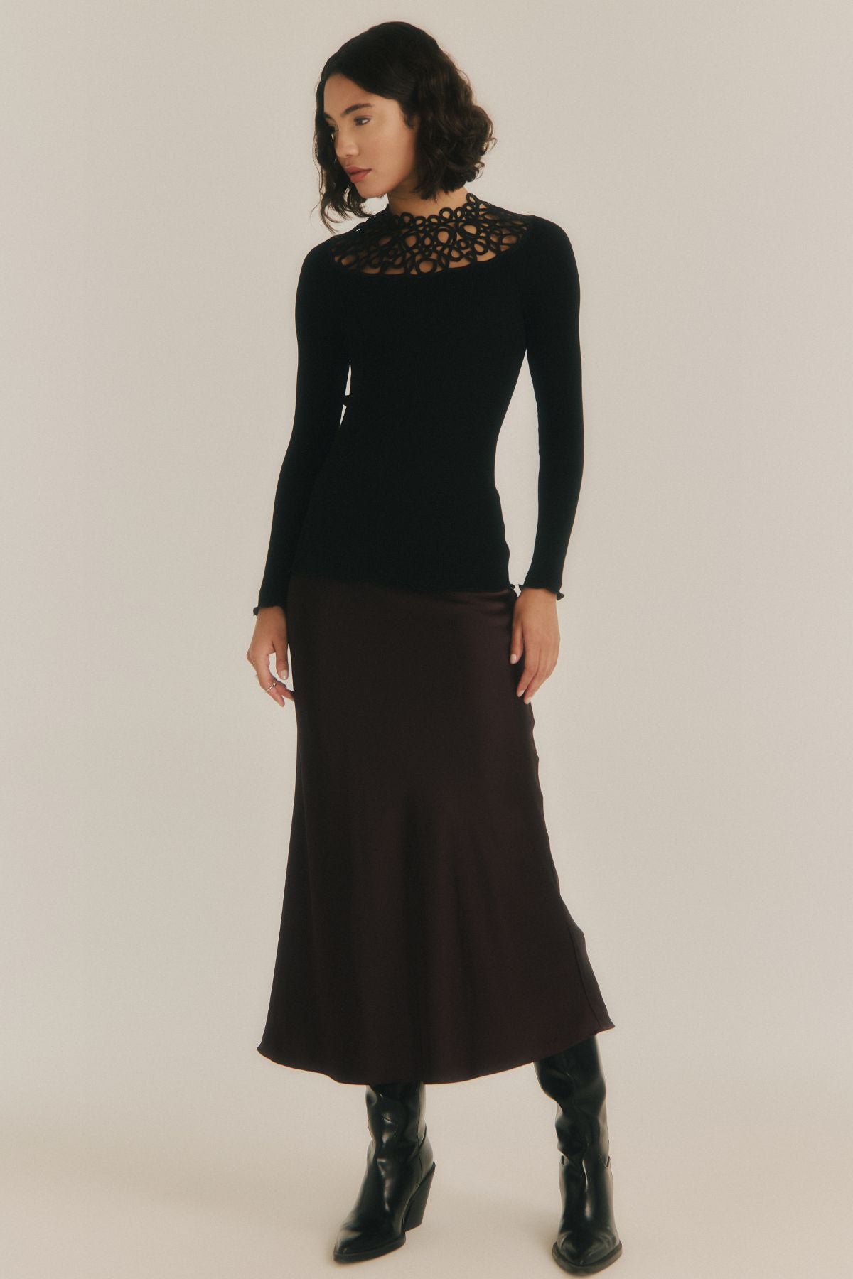 Rib Macrame Top