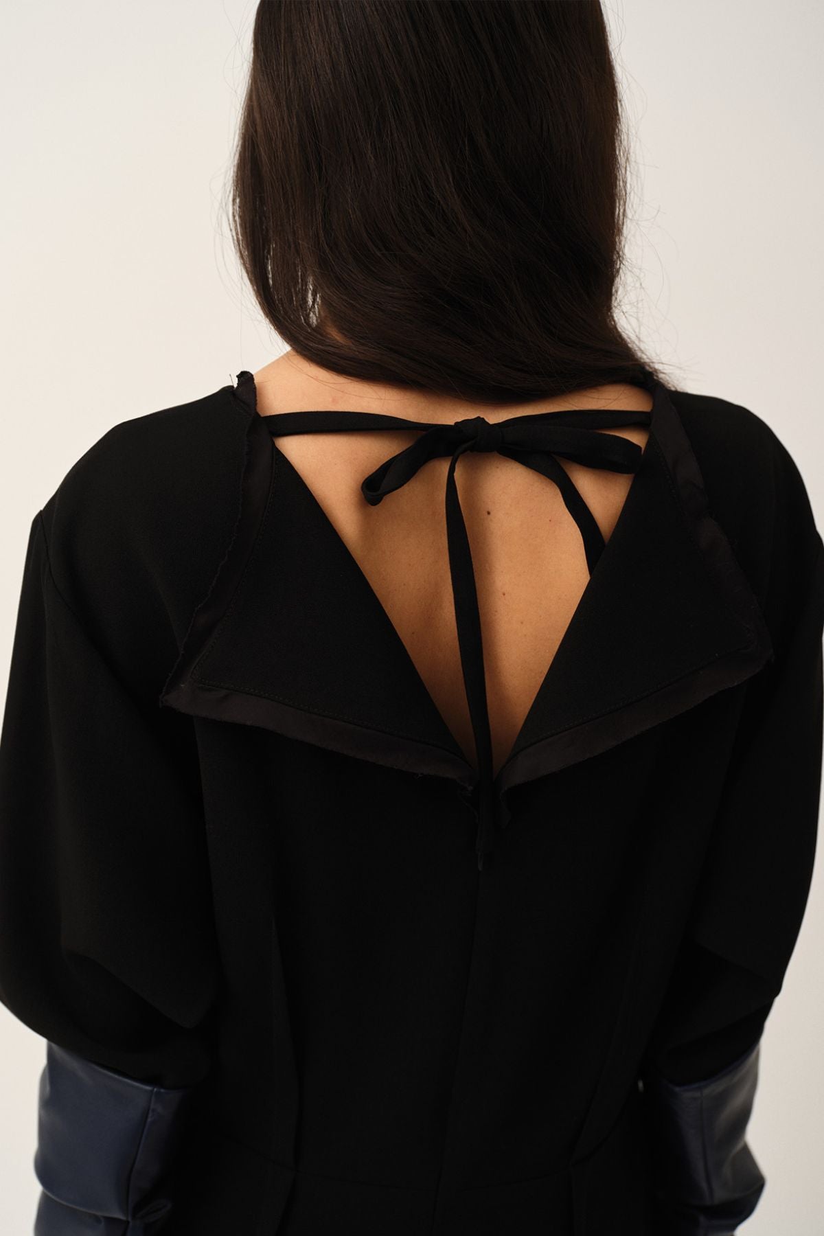 Crepe Back Dress