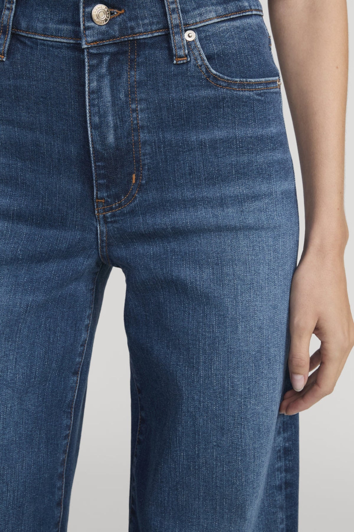 Le Slim Palazzo Long Jeans