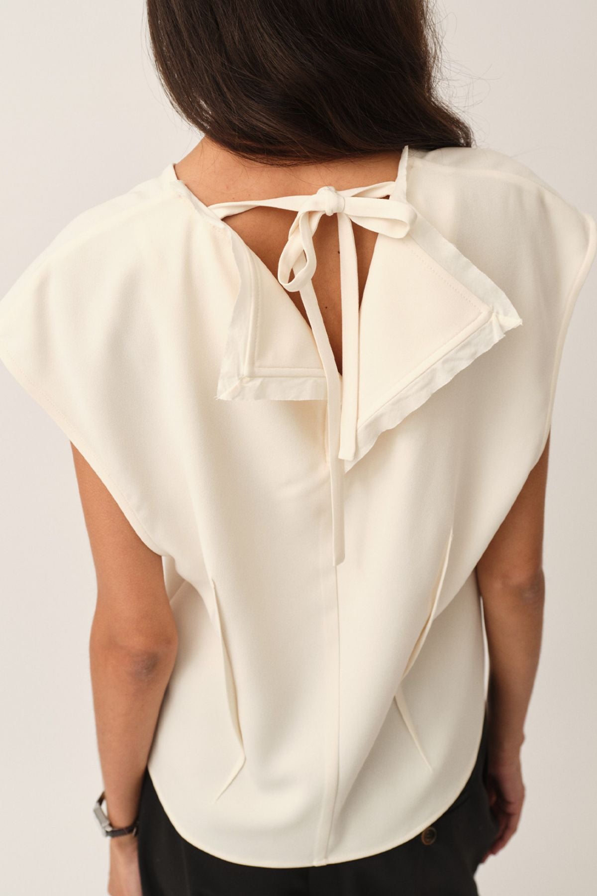 Crepe Back Blouse