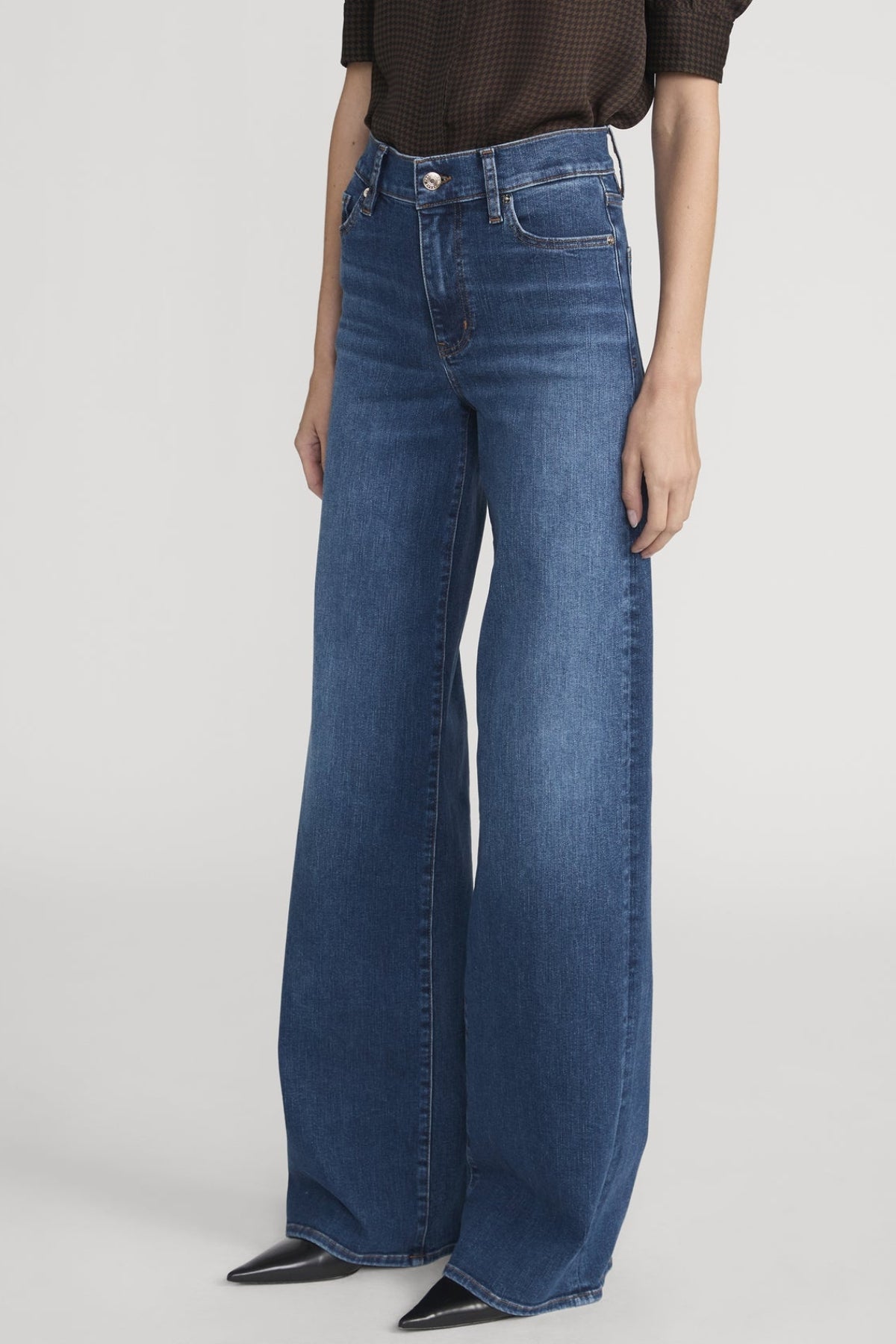 Le Slim Palazzo Long Jeans