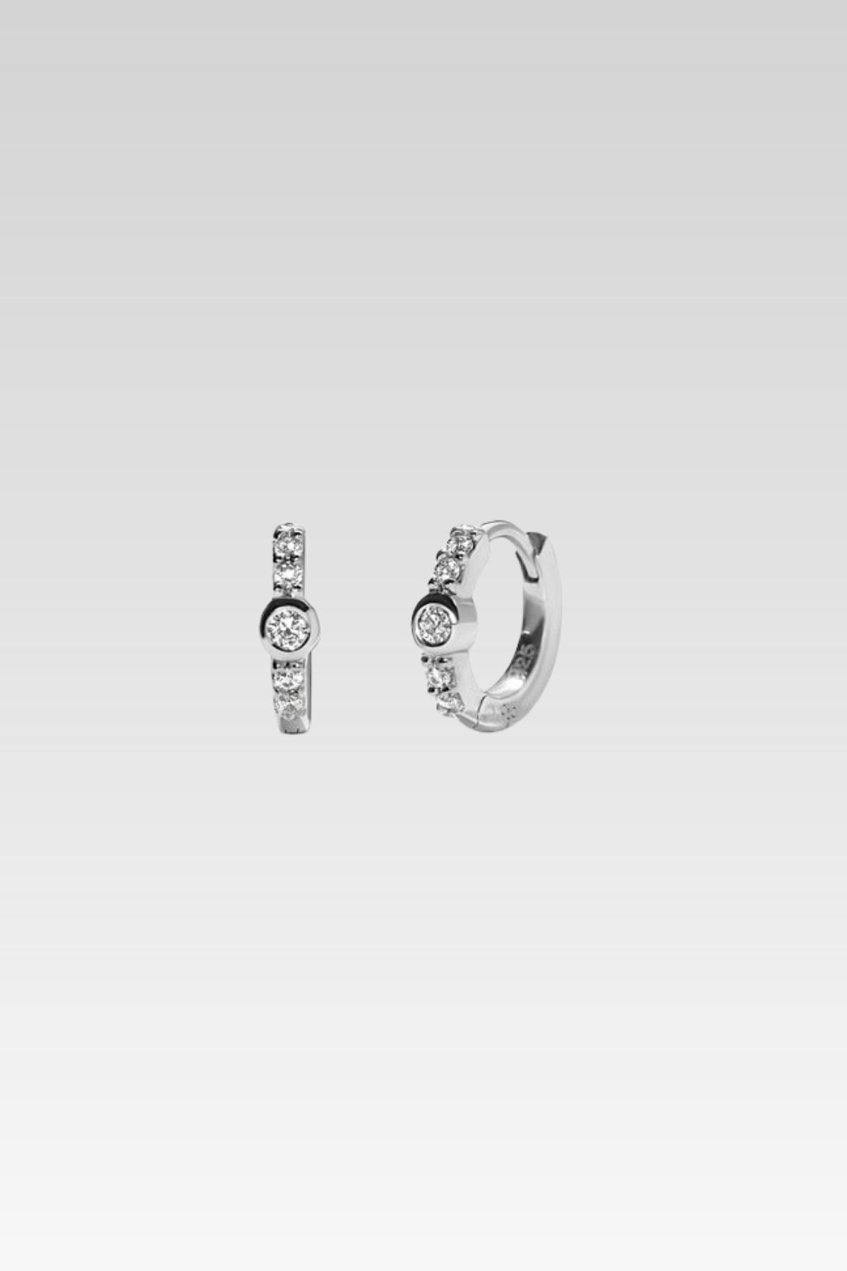 Center Stone Mini Huggies