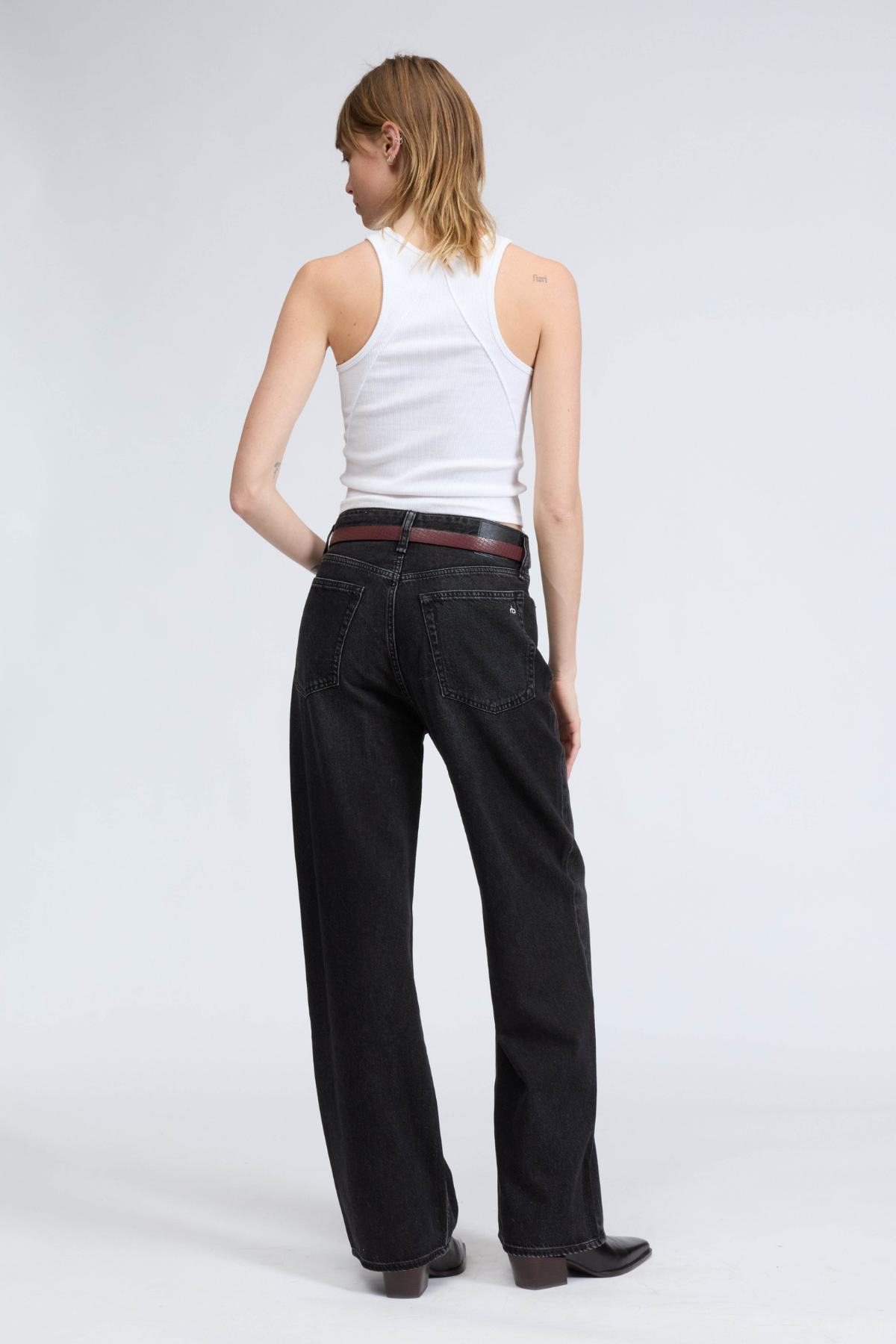 Logan Midrise Wide Leg Jeans