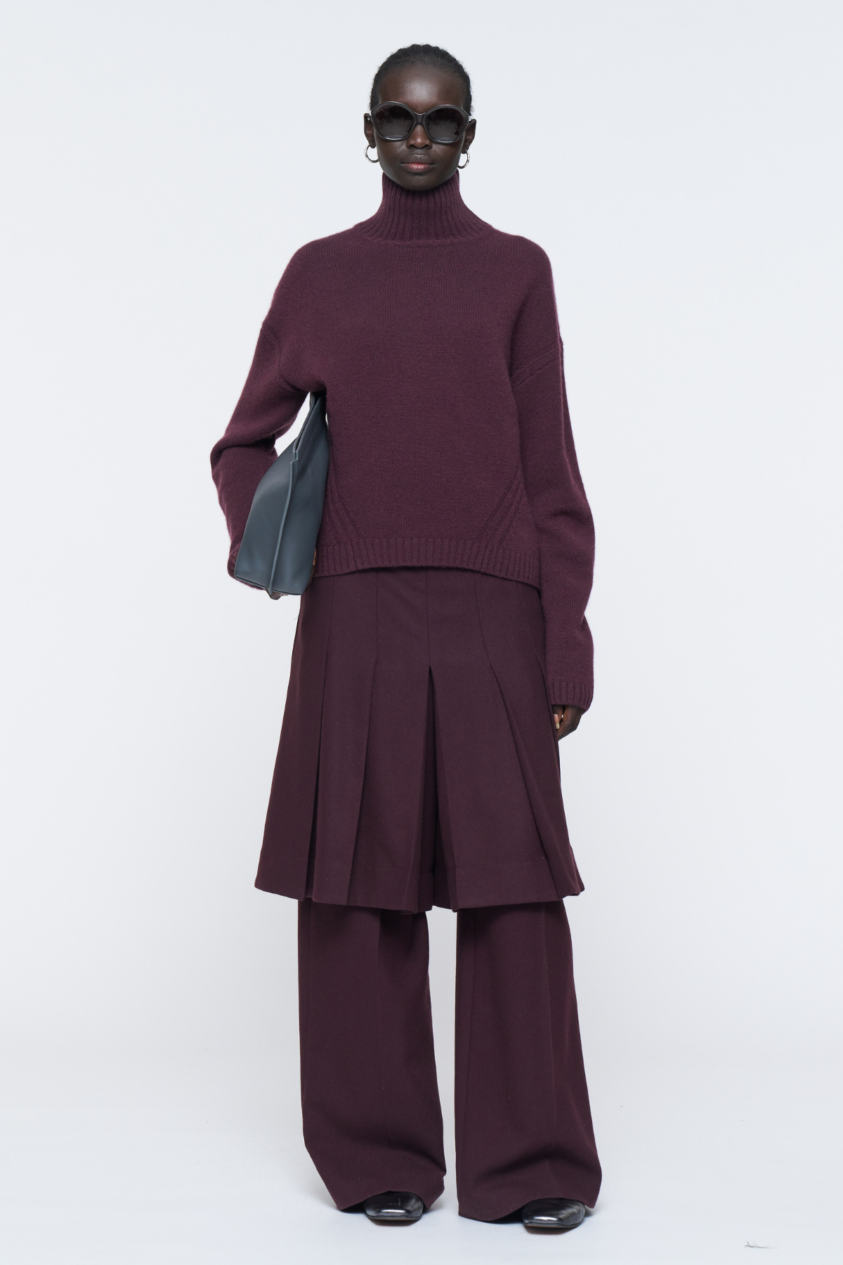 Luxe Cashmere High Nk Jumper