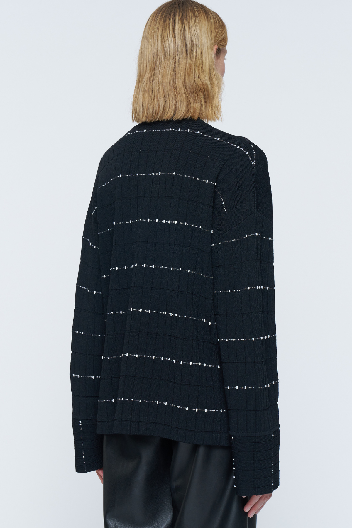 Fragmented Stripes Cardigan