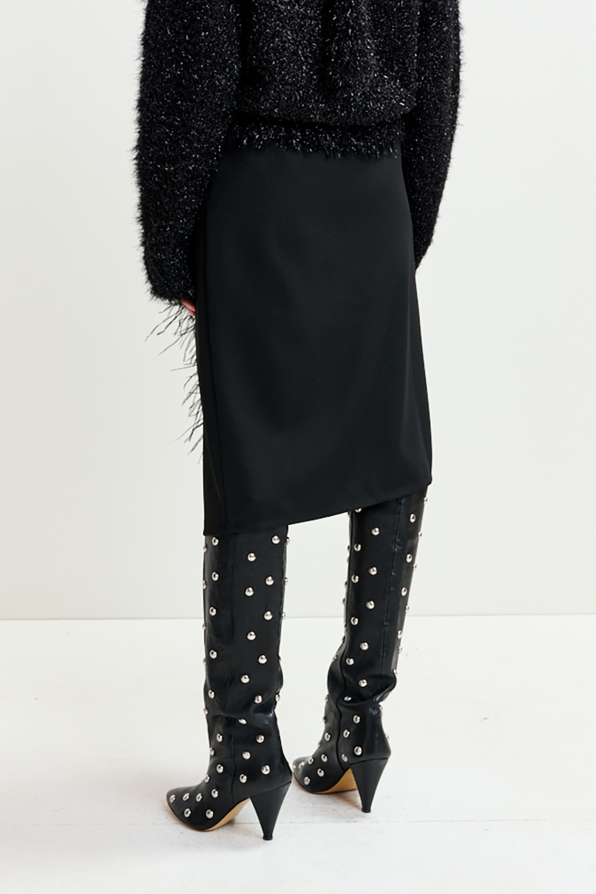 Ivil Embellished Feather Skirt