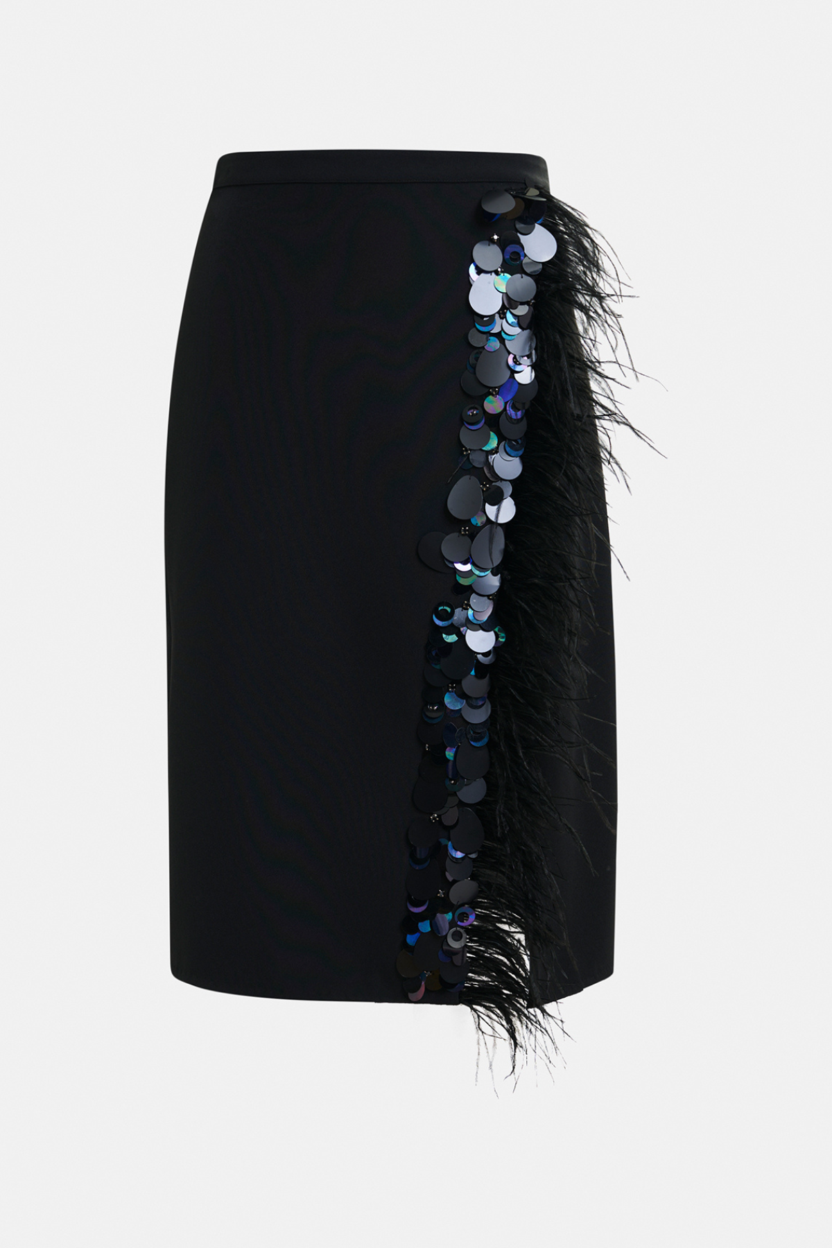 Ivil Embellished Feather Skirt