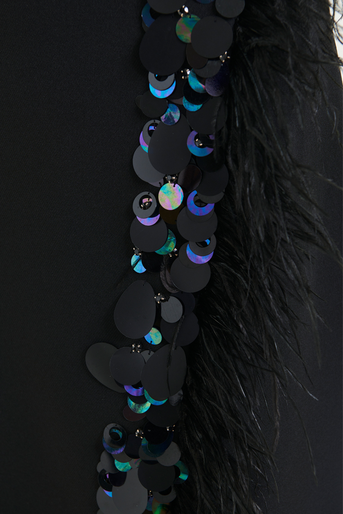 Ivil Embellished Feather Skirt