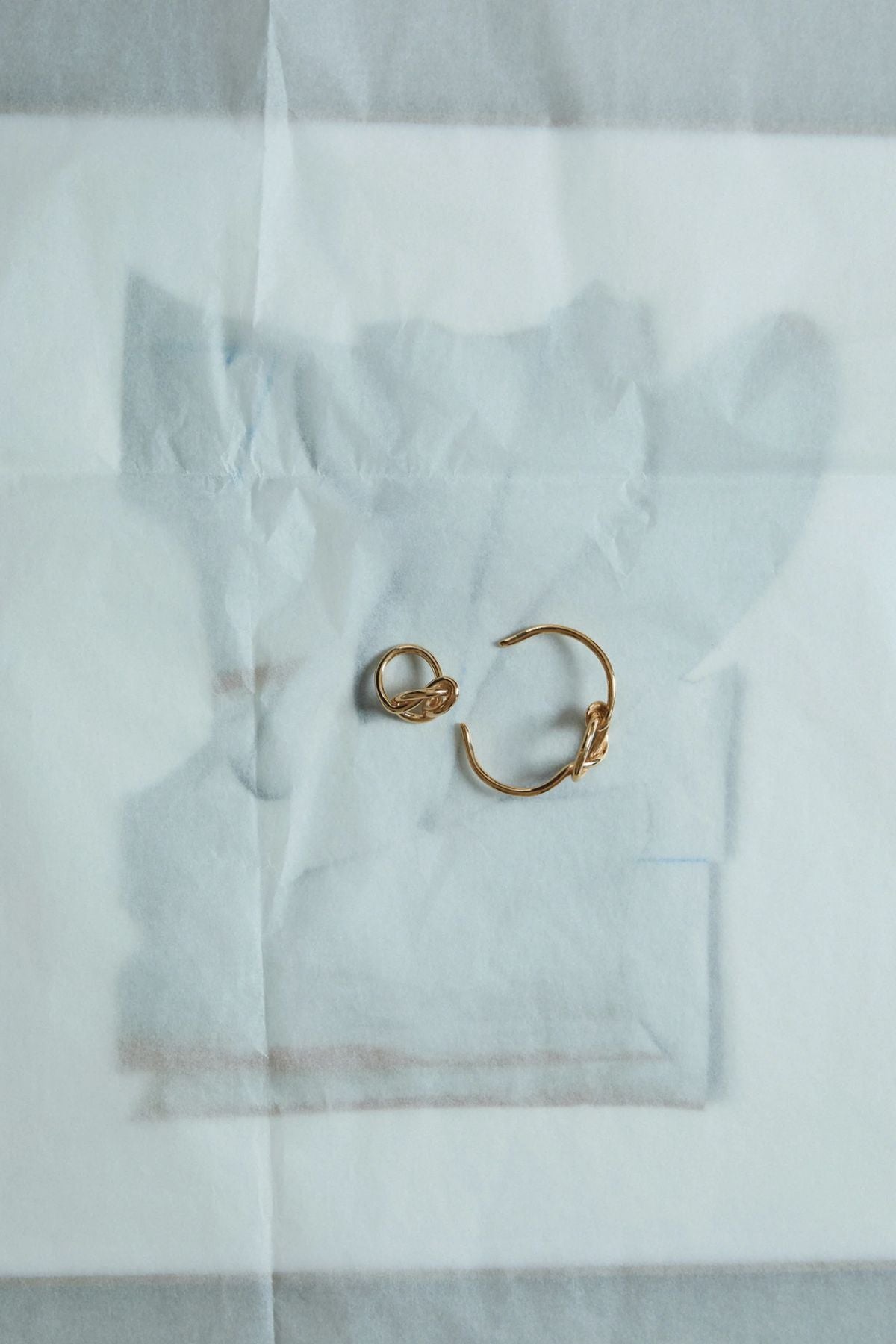 Large Brass Knot Ring