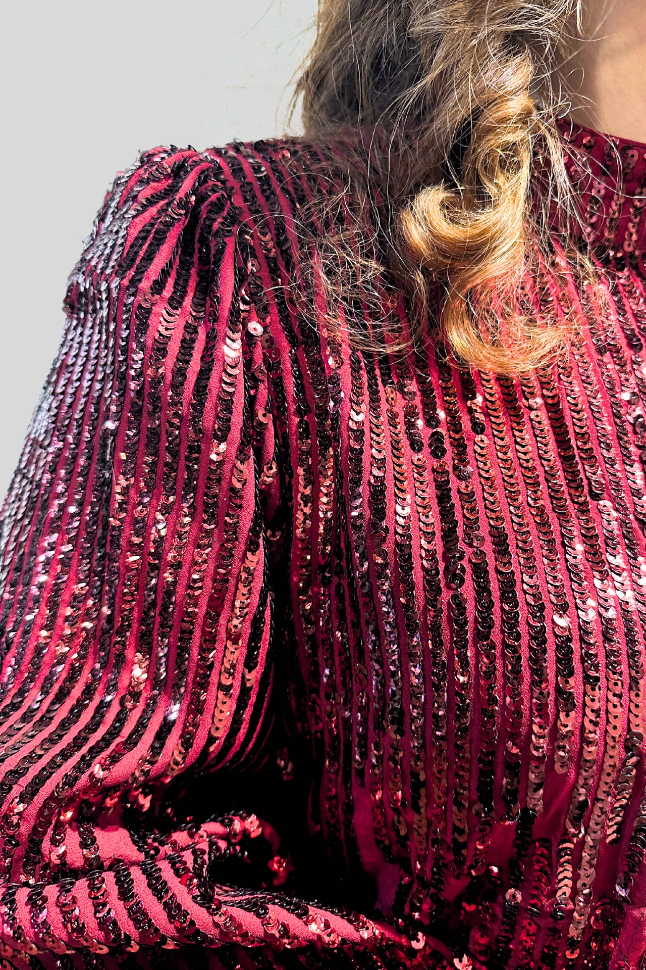Ombre Embellishment Dress