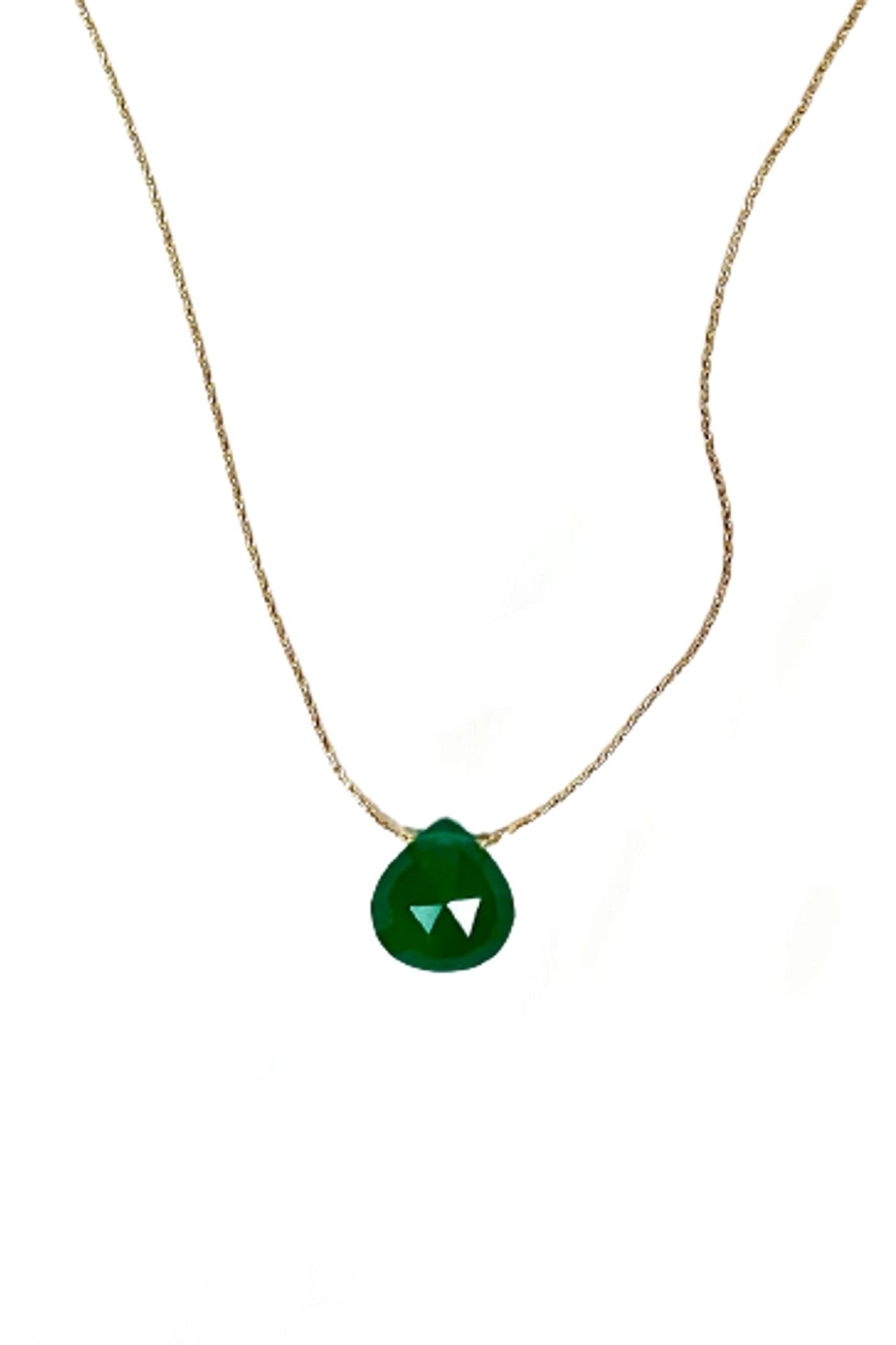Green Chalcedony Necklace