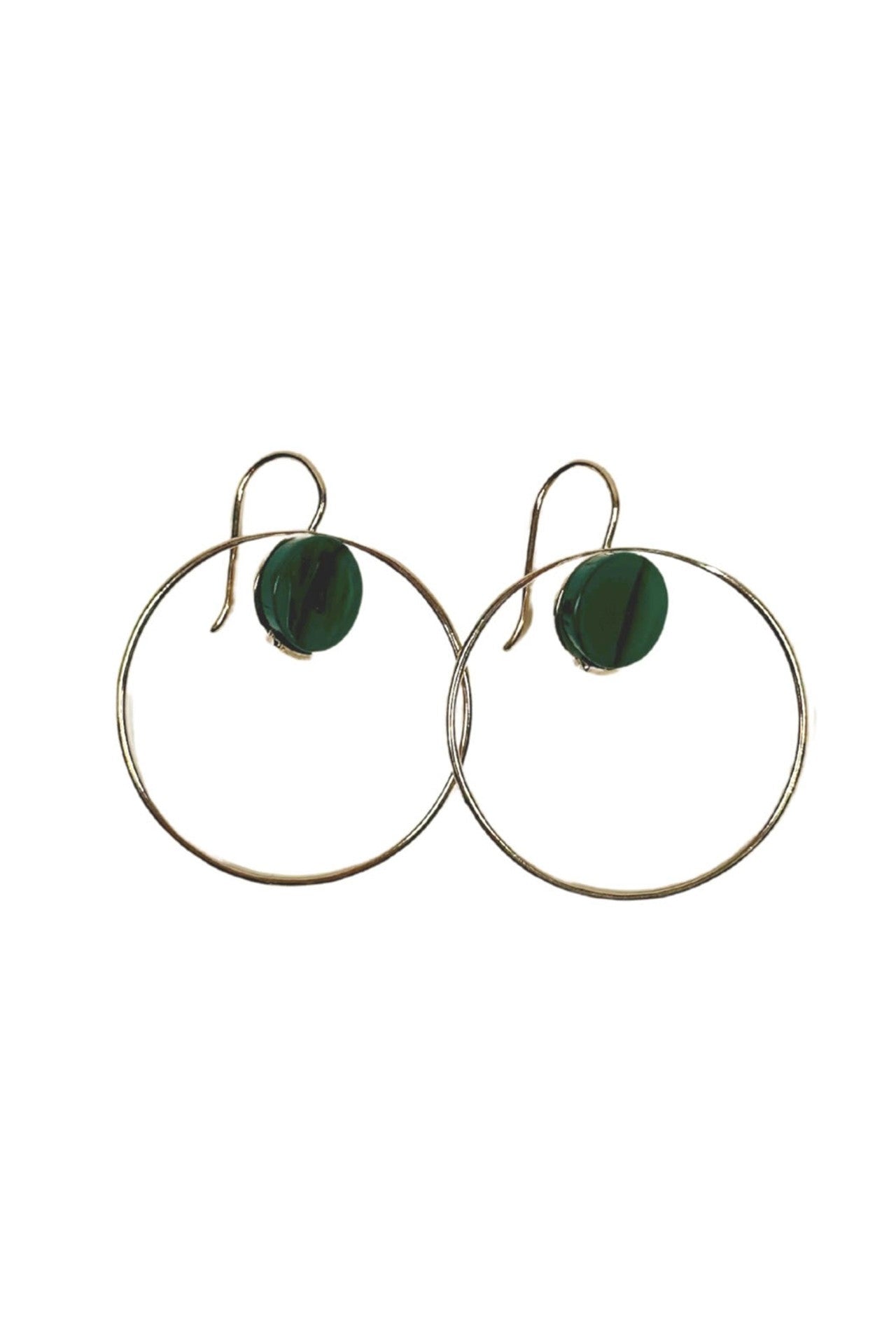 Round Stone Earrings