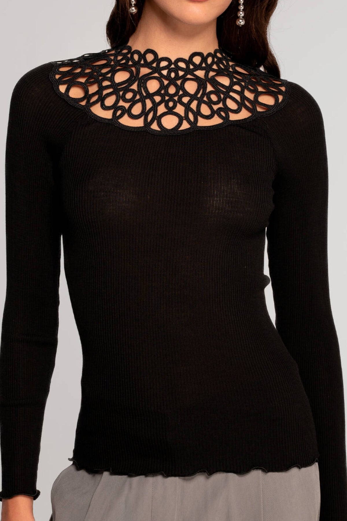 Rib Macrame Top