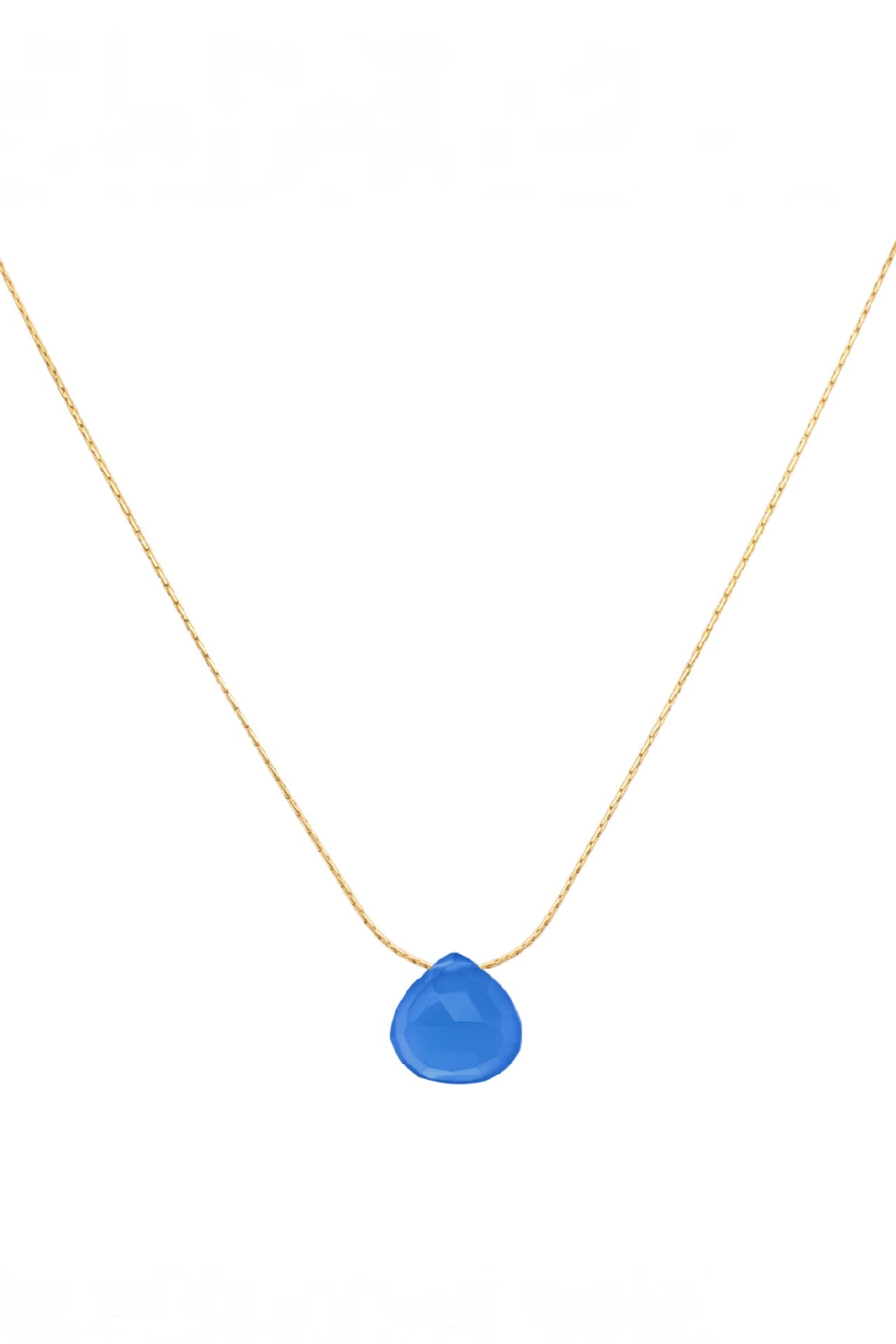 Blue Chalcedony Necklace | annaweeksjewelry