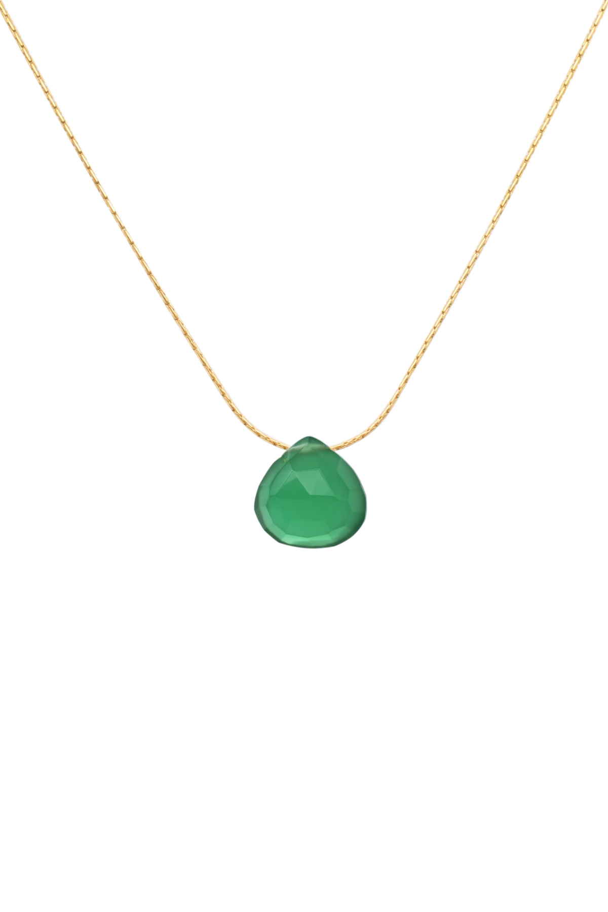 Green Chalcedony Necklace