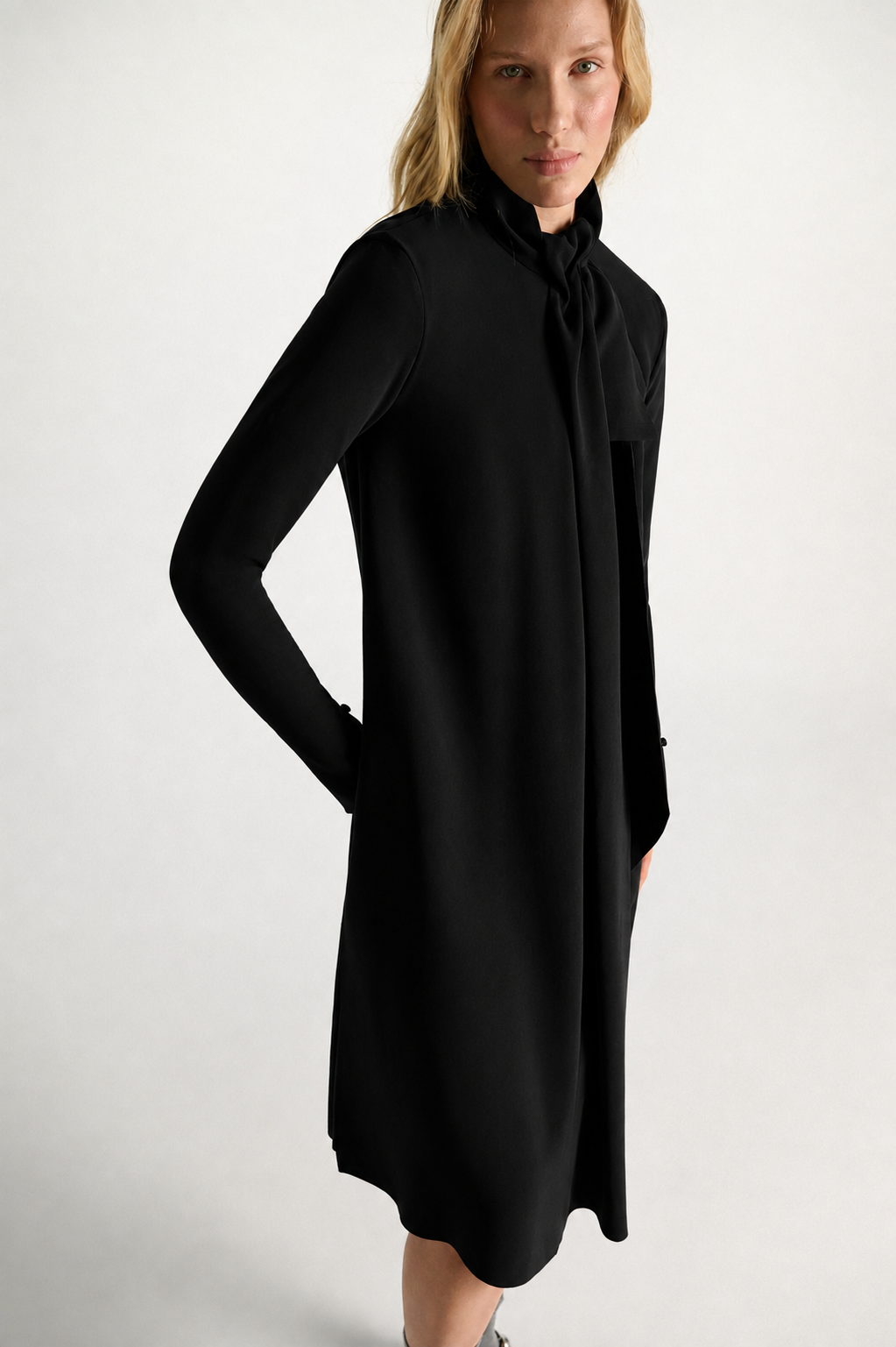 Statement  Drape Dress