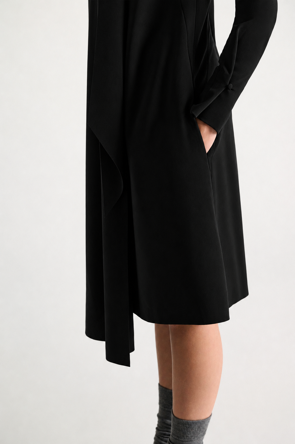 Statement  Drape Dress