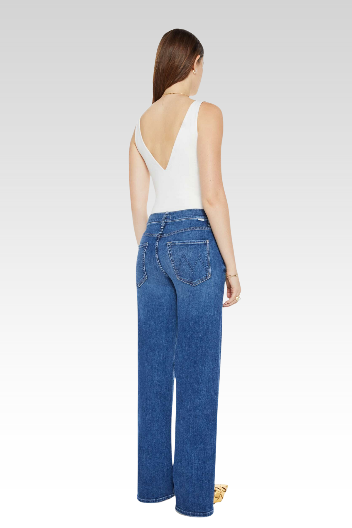 The Mid Rise Maven Sneak Jeans