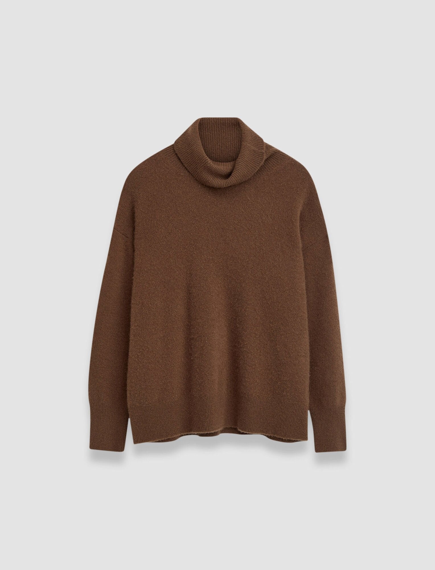 Brushed Cashmere High Neck  Jumper