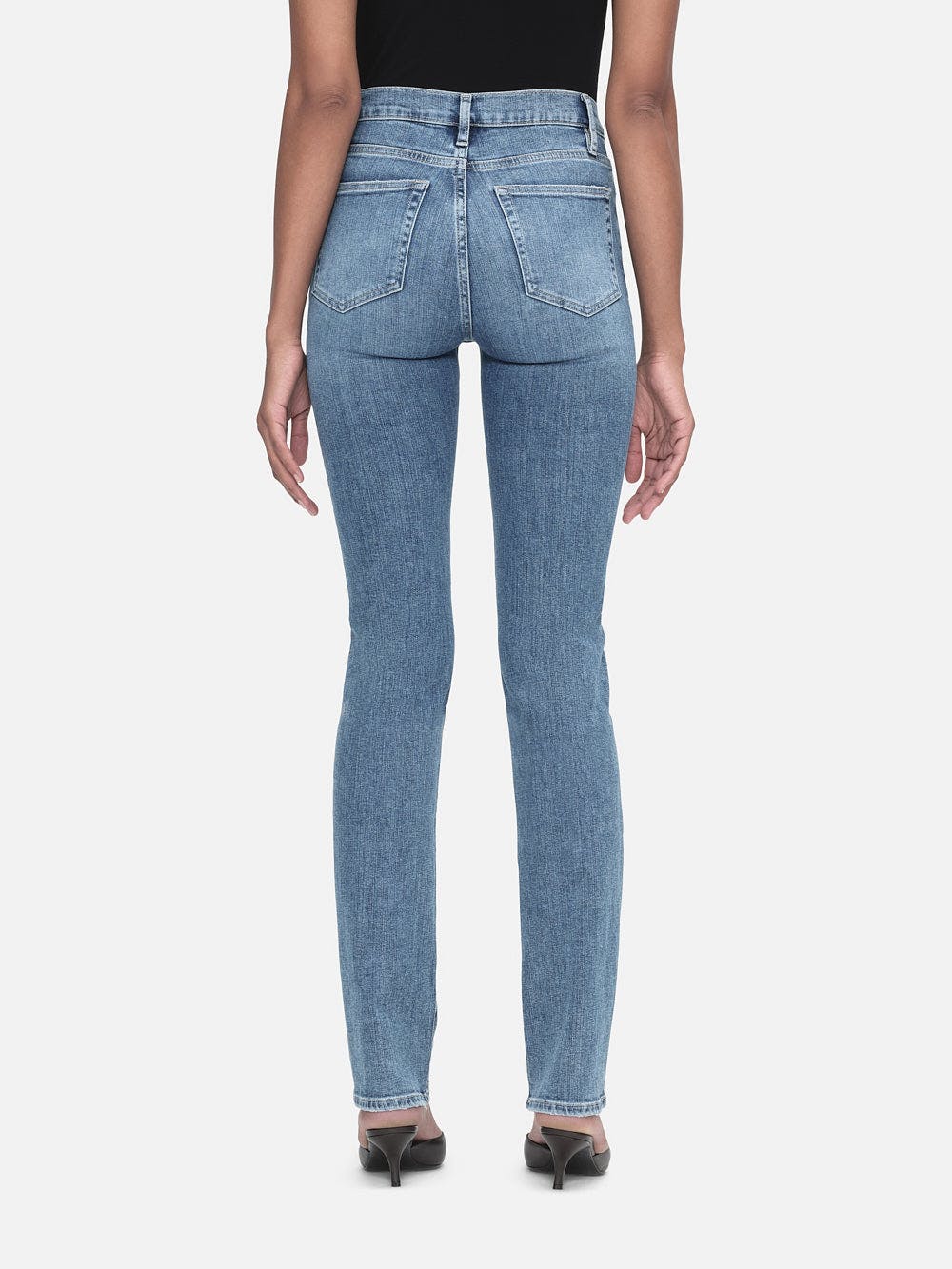 Le High Straight Long Jeans
