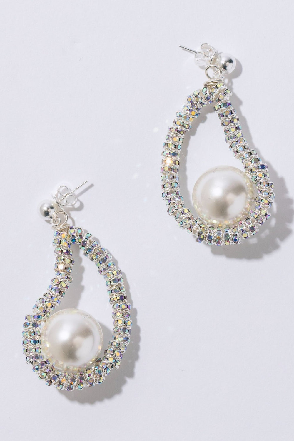 Mini Silver Oysters Earrings
