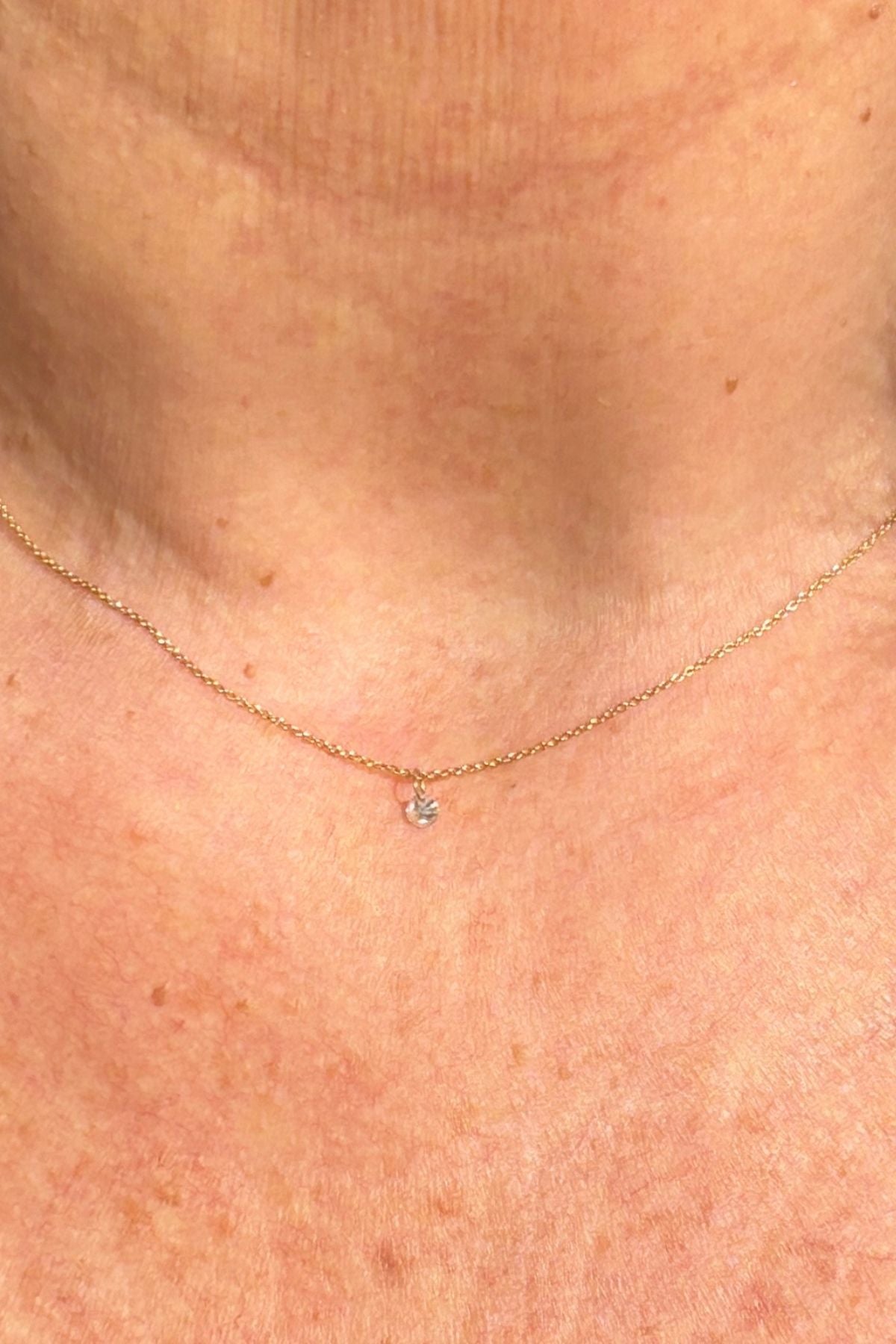 Floating Diamond Necklace