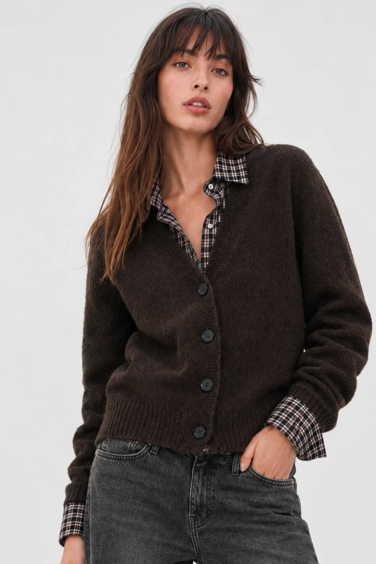 Brushed Cardigan