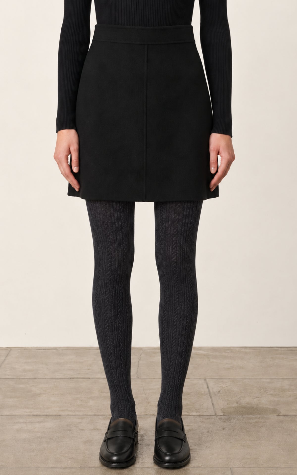 Mrs Merino Herringbone Tights