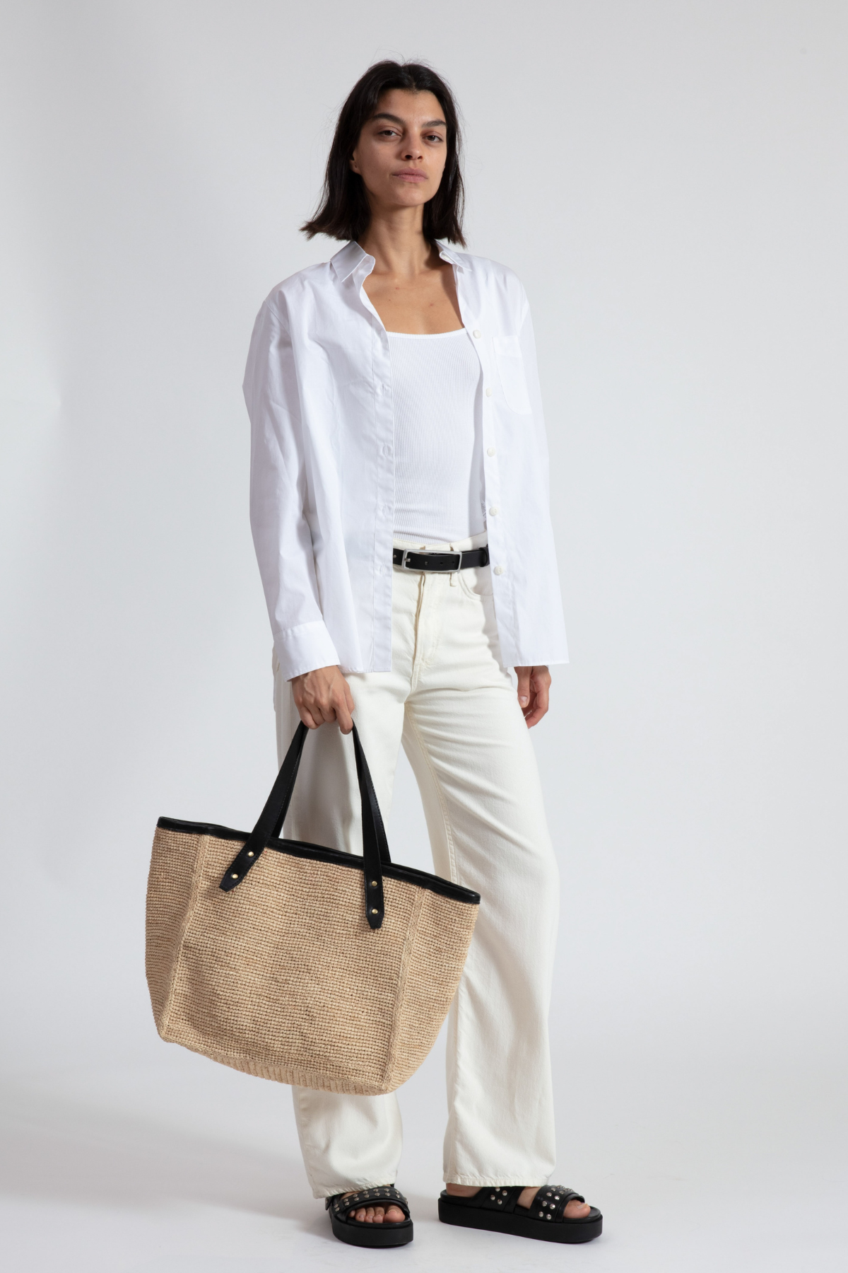 Daily Tote Straw Bag