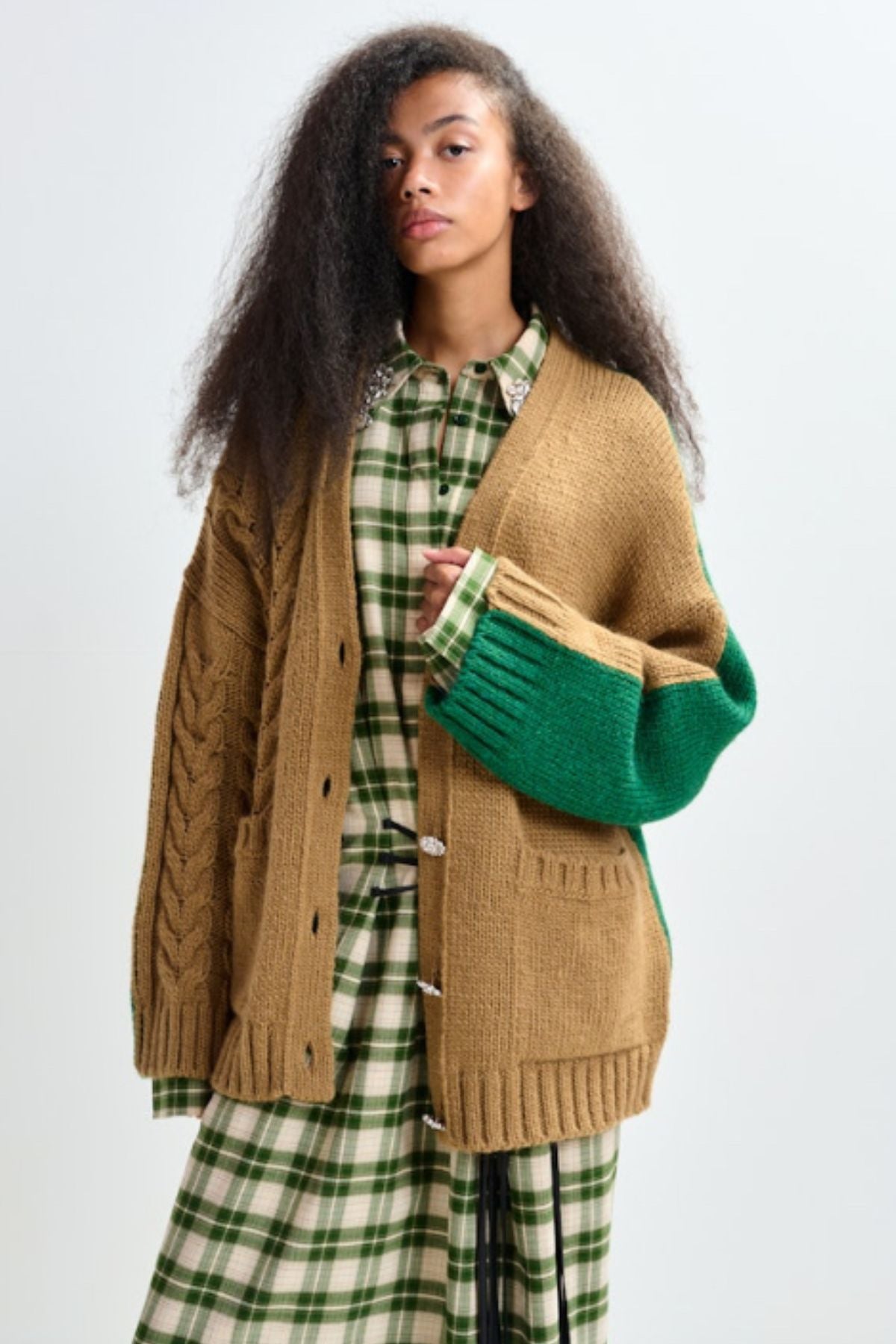 Jokes Bicolour Cardigan