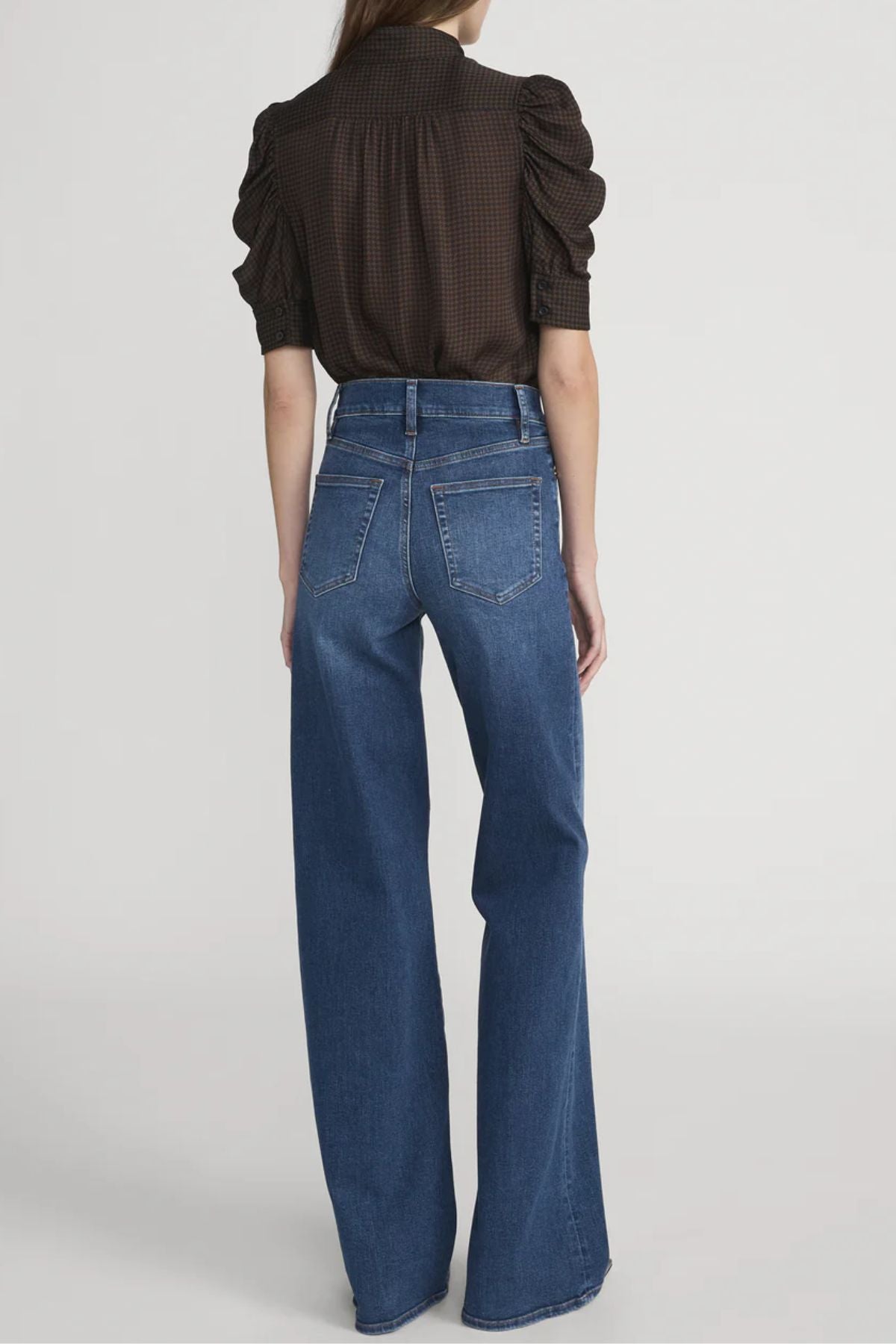Le Slim Palazzo Long Jeans