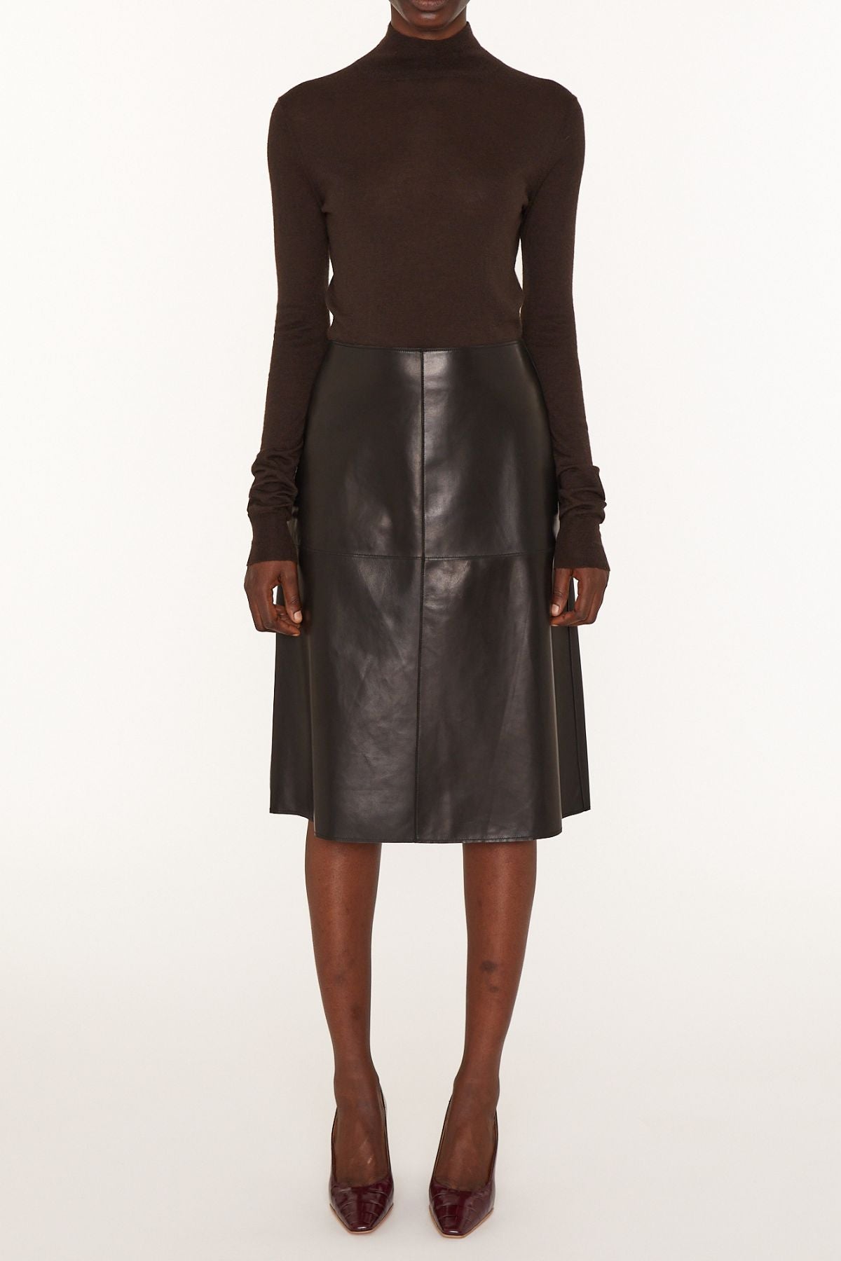 Niven Skirt Soft Nappa Leather