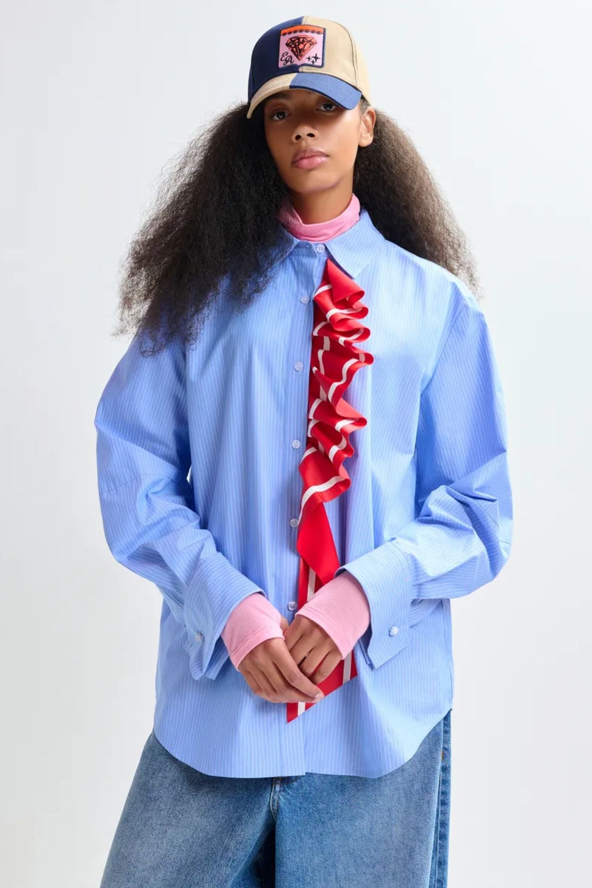 Juf Ribbon Detail Shirt