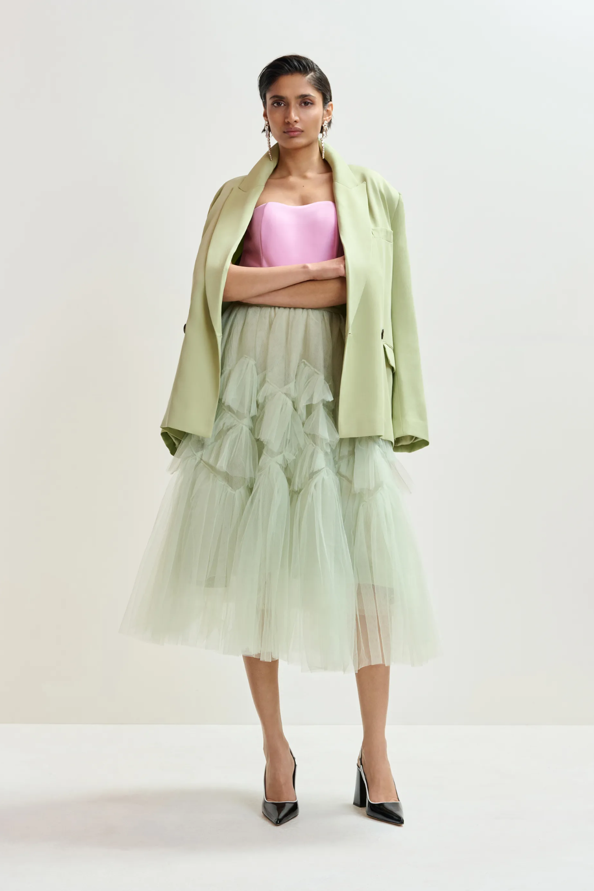 Jacie Voluminous Tulle Skirt