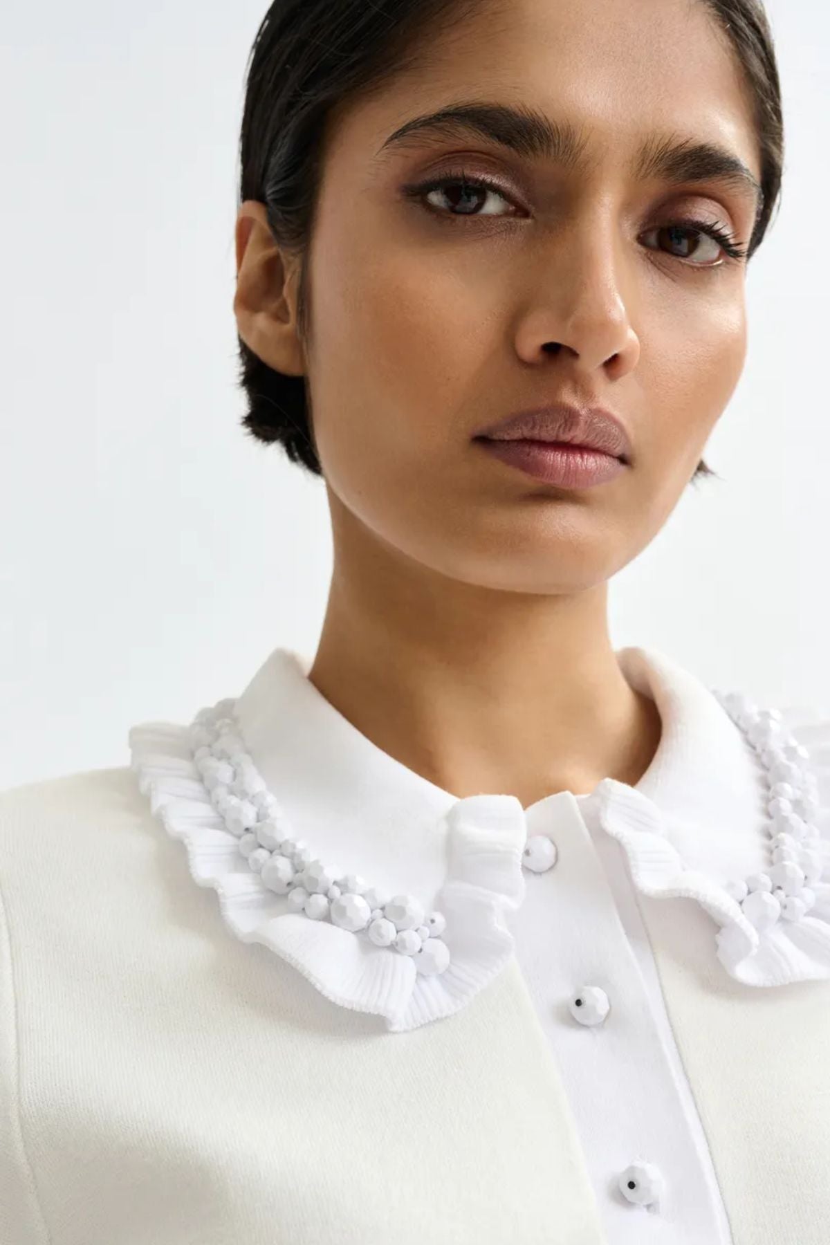 Jewelry Embroidered Sweater