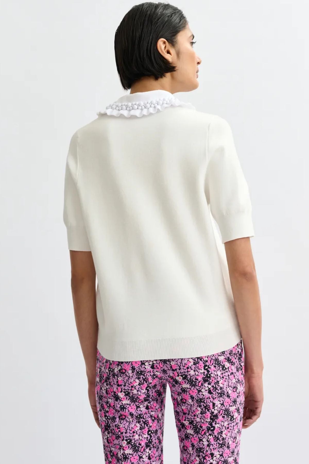 Jewelry Embroidered Sweater